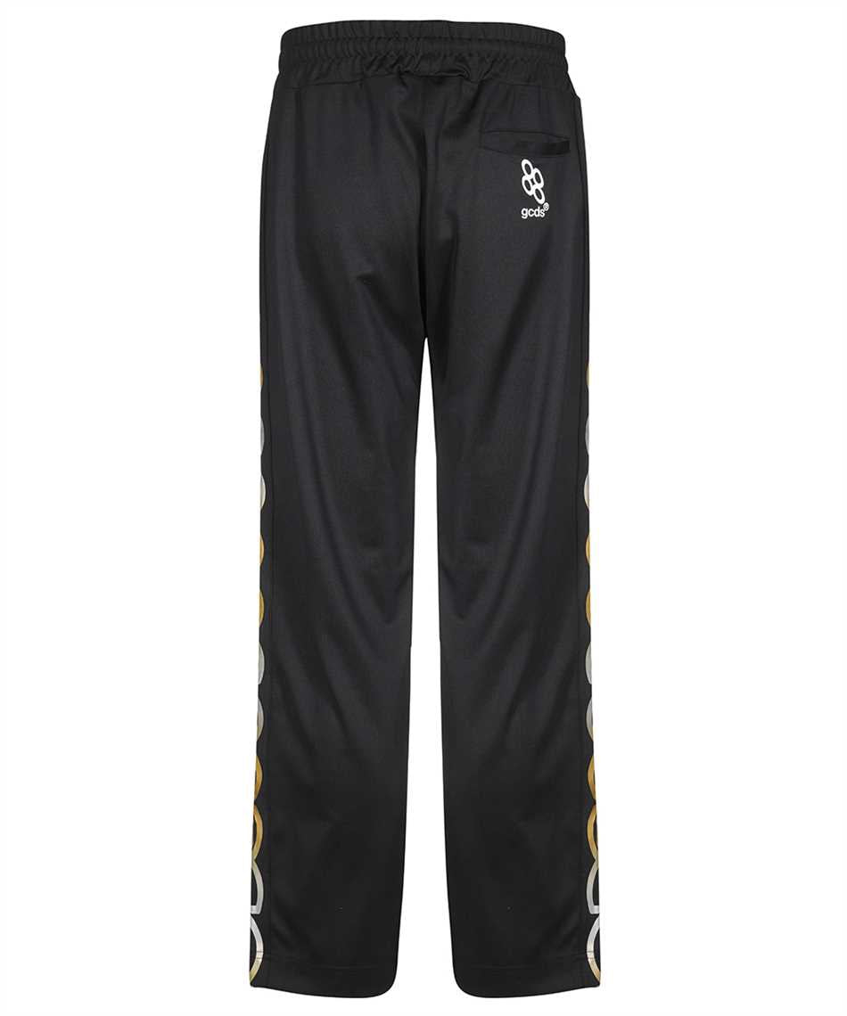 Techno fabric track pants
