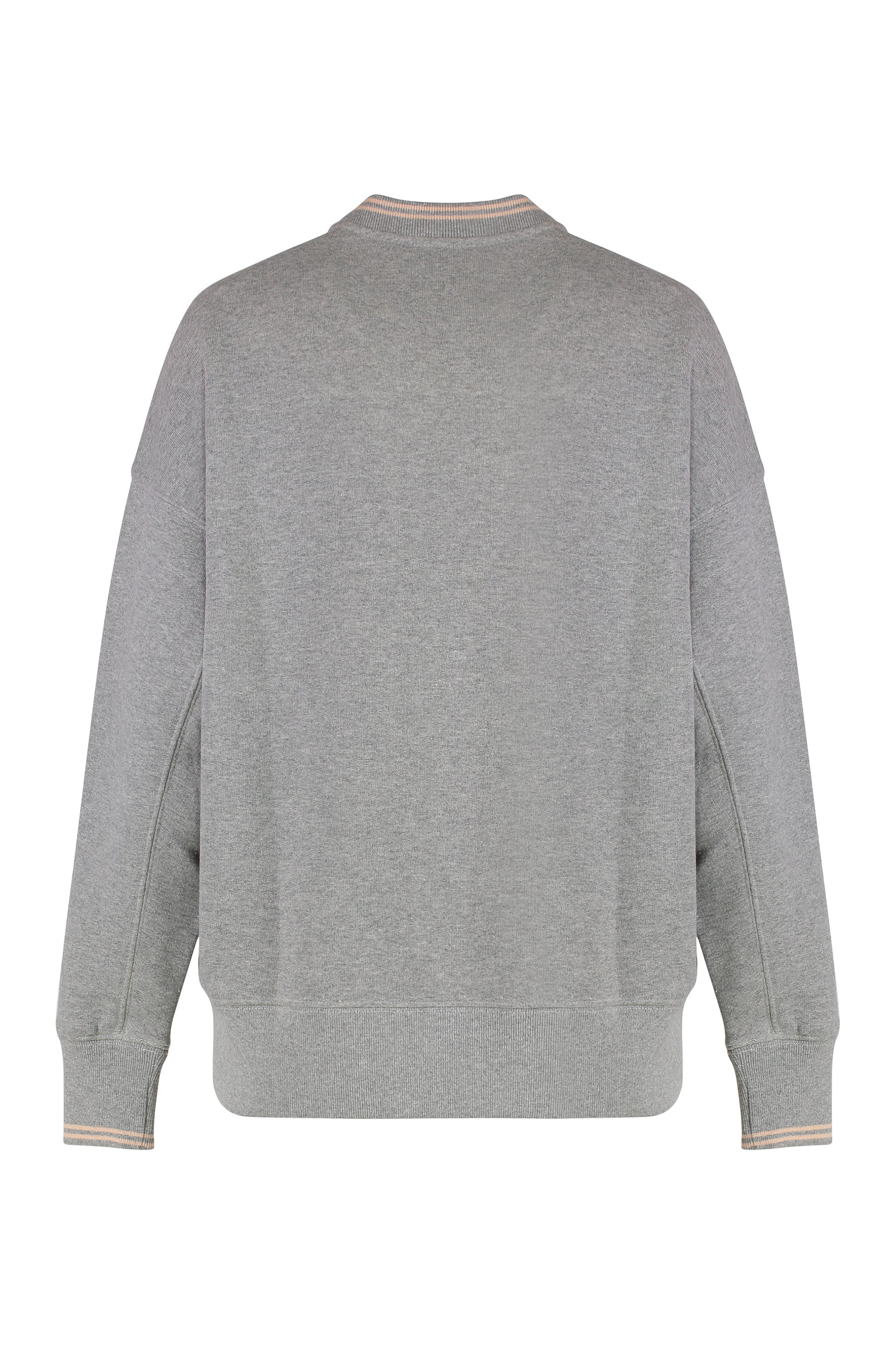 College sweatshirt in cotton with logo