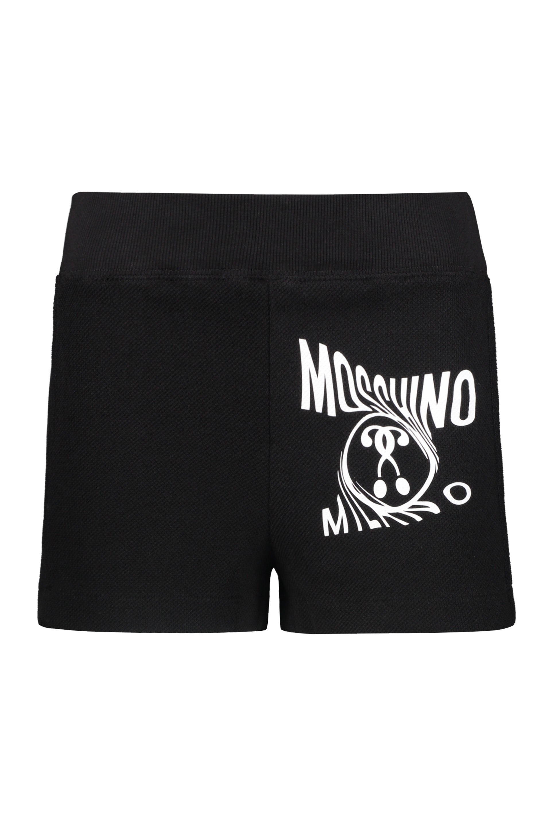 Logo print shorts