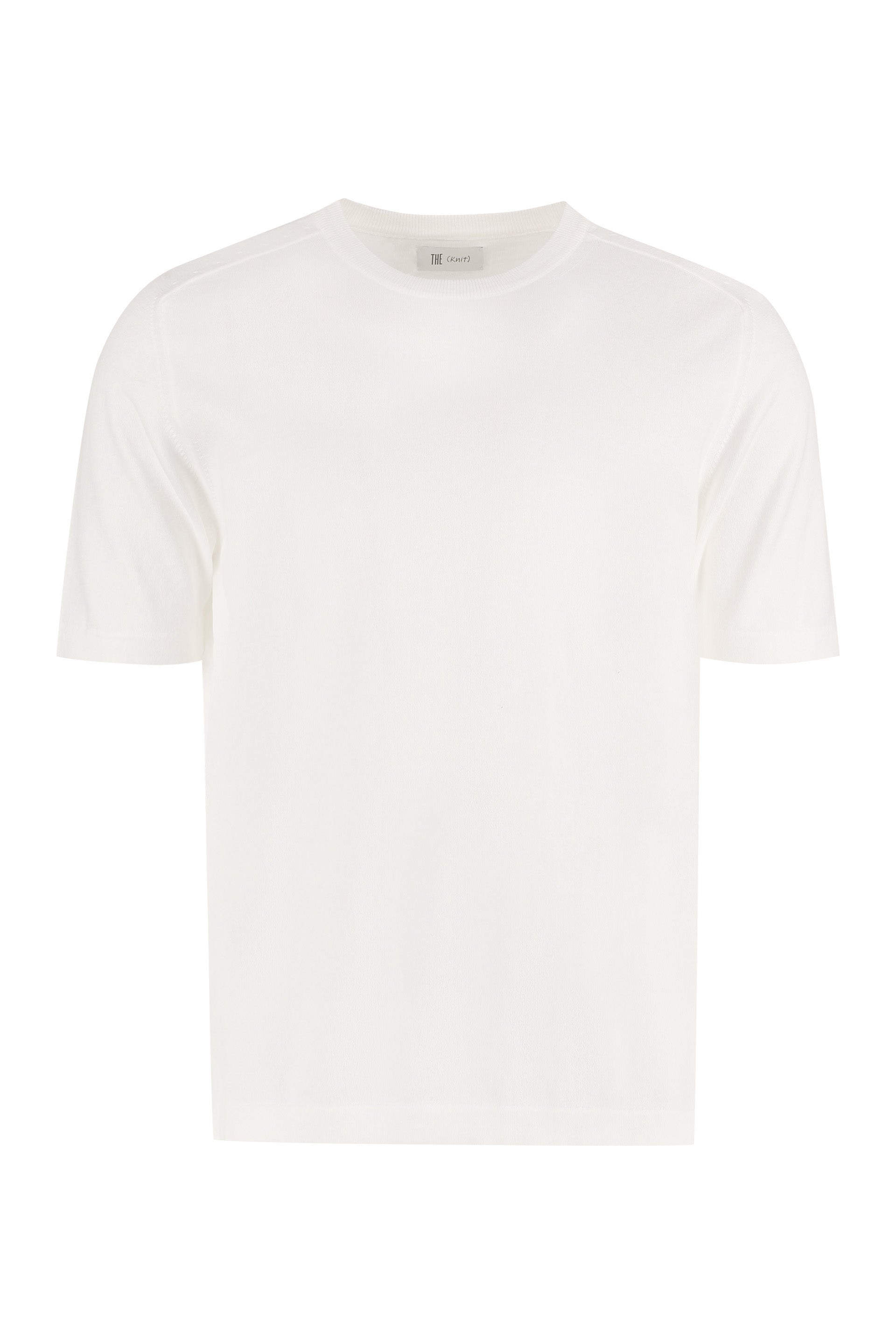 Cotton short sleeve sweater