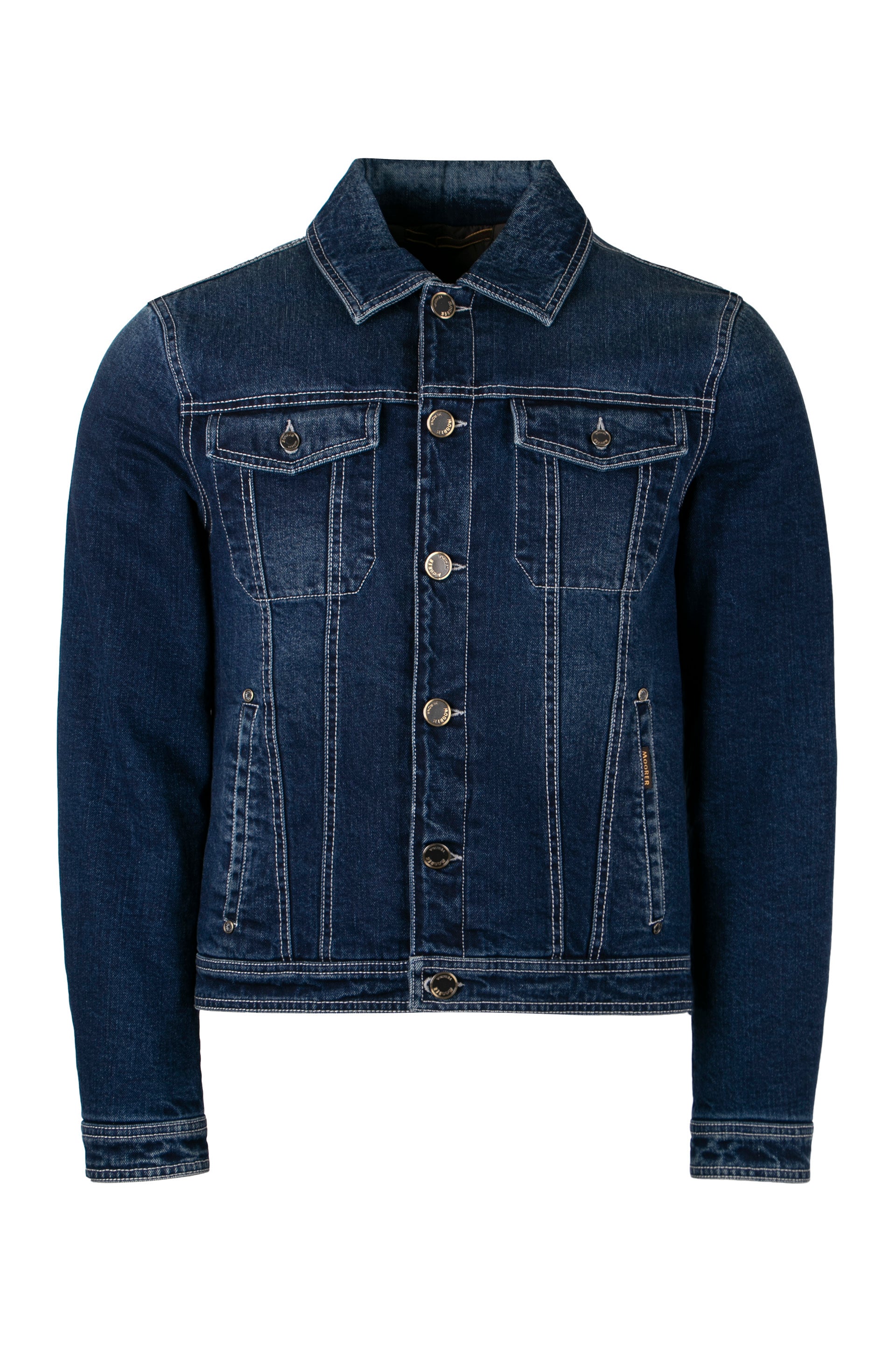 Padded denim jacket