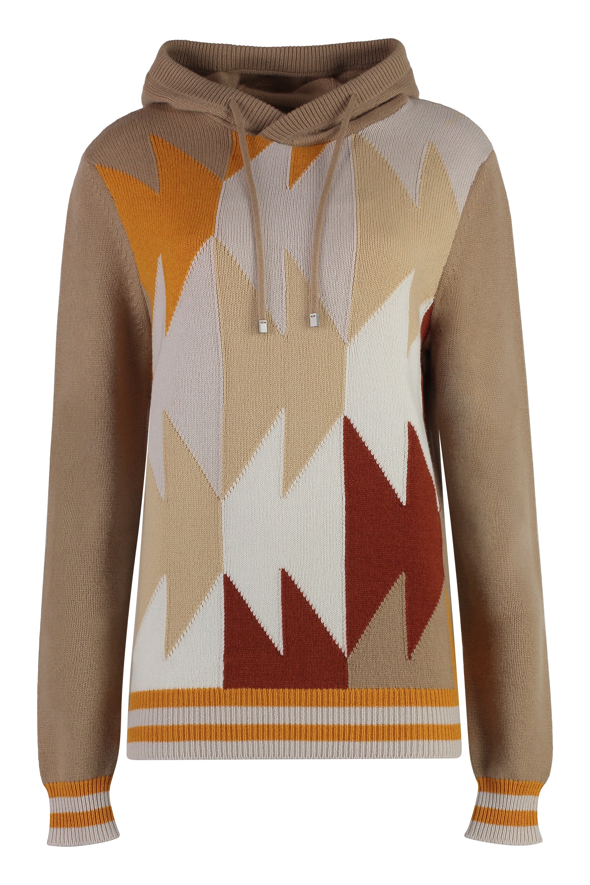 Knitted hoodie