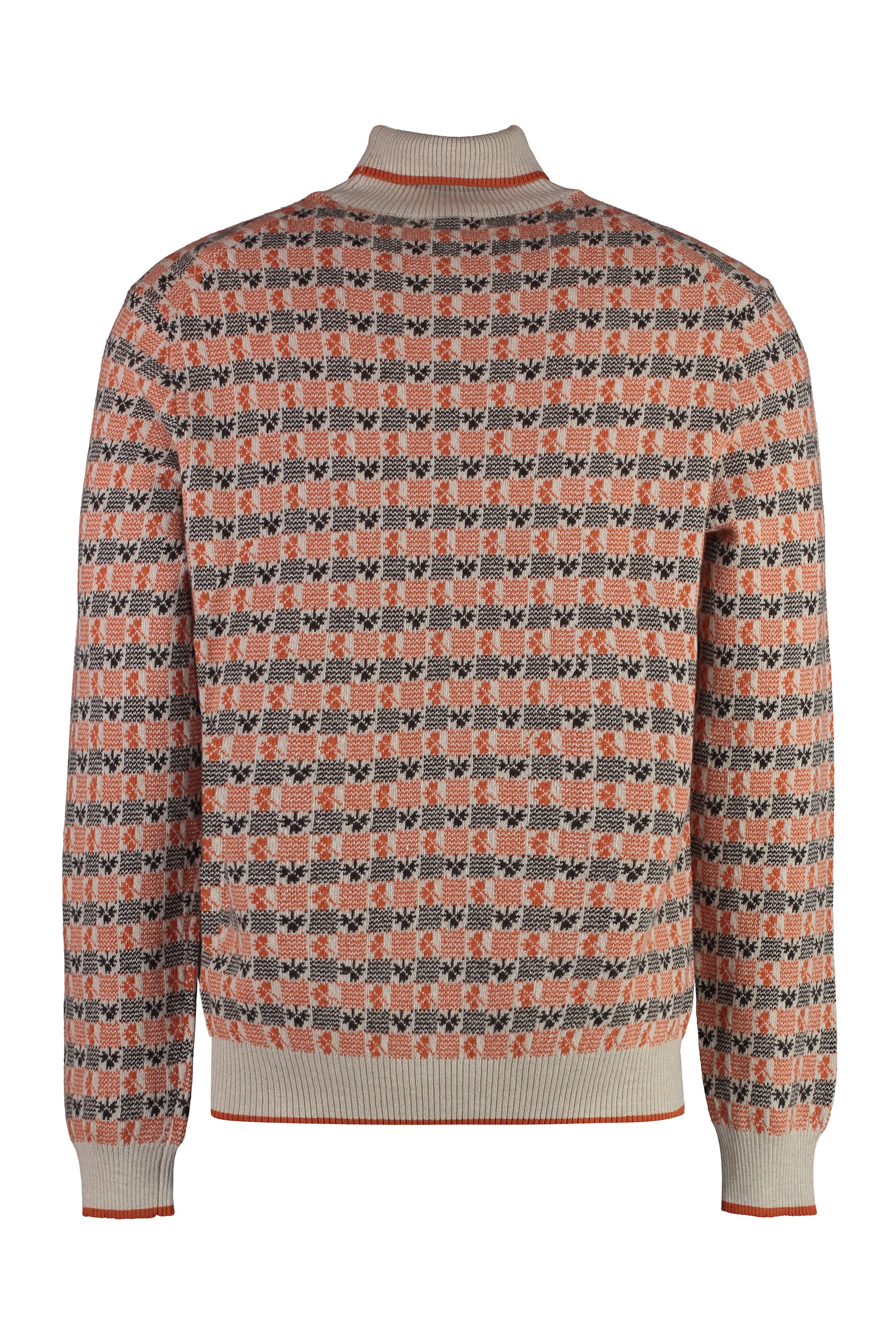 Virgin wool and cashmere pullover