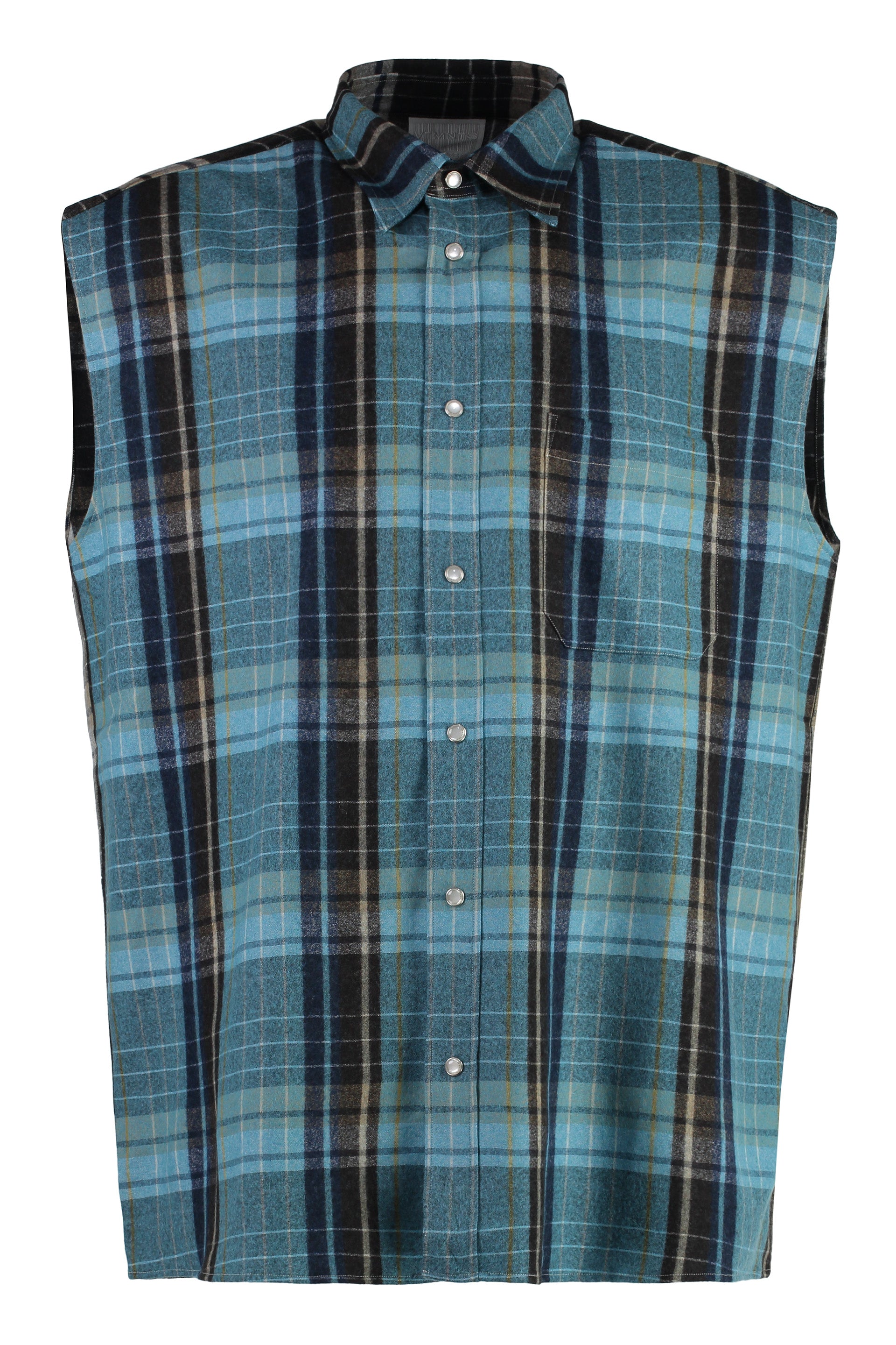 Checked flannel shirt