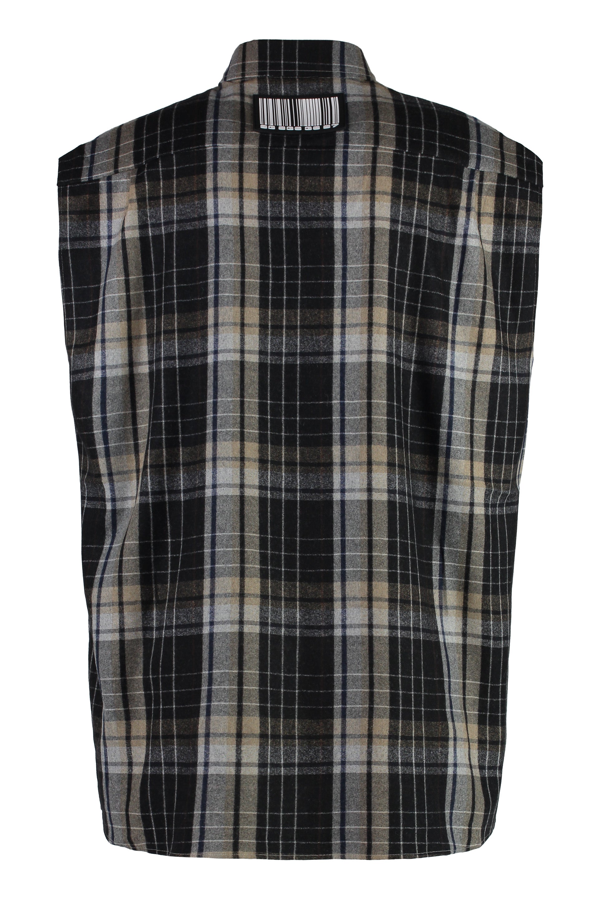 Checked flannel shirt