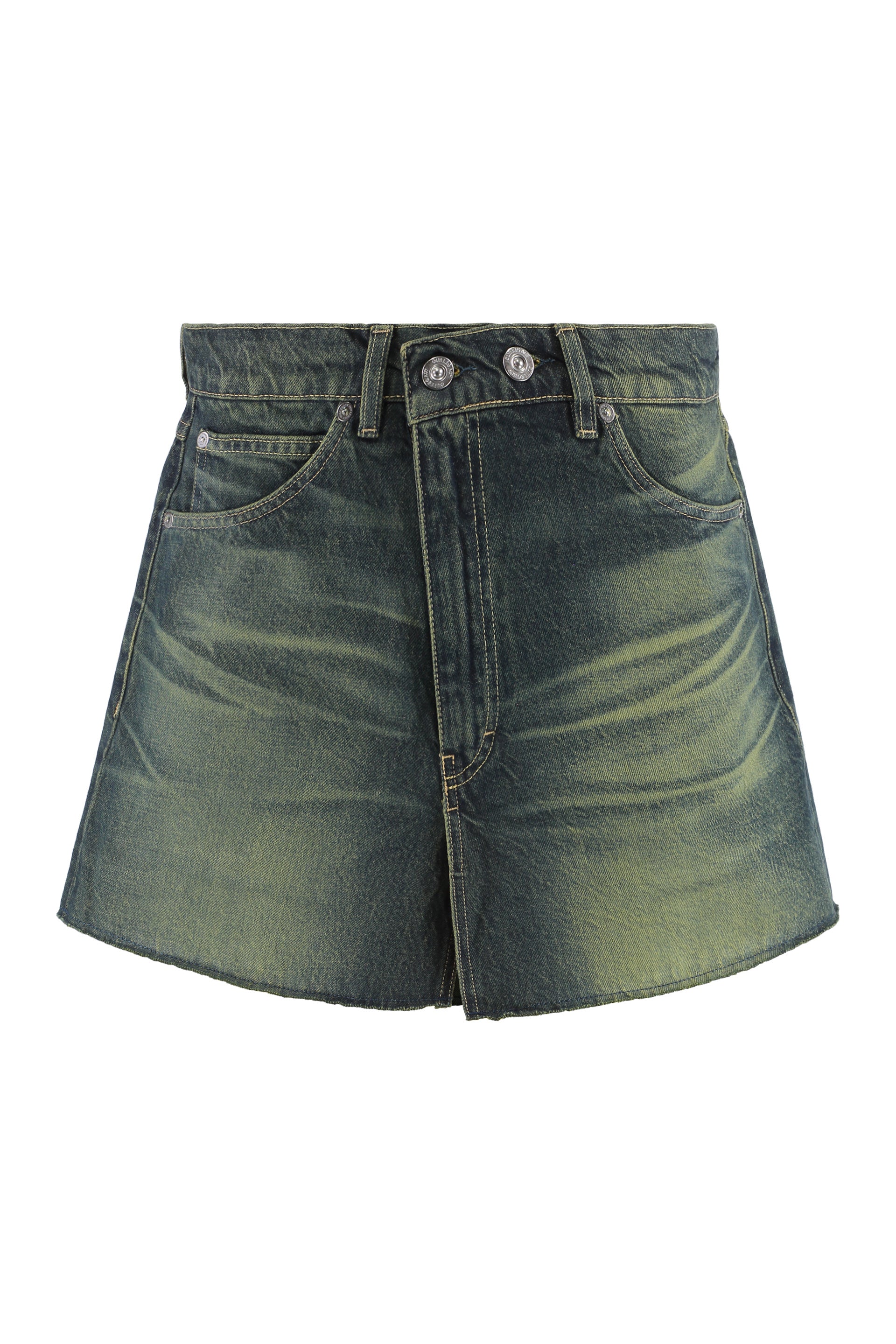 Cover Denim mini skirt
