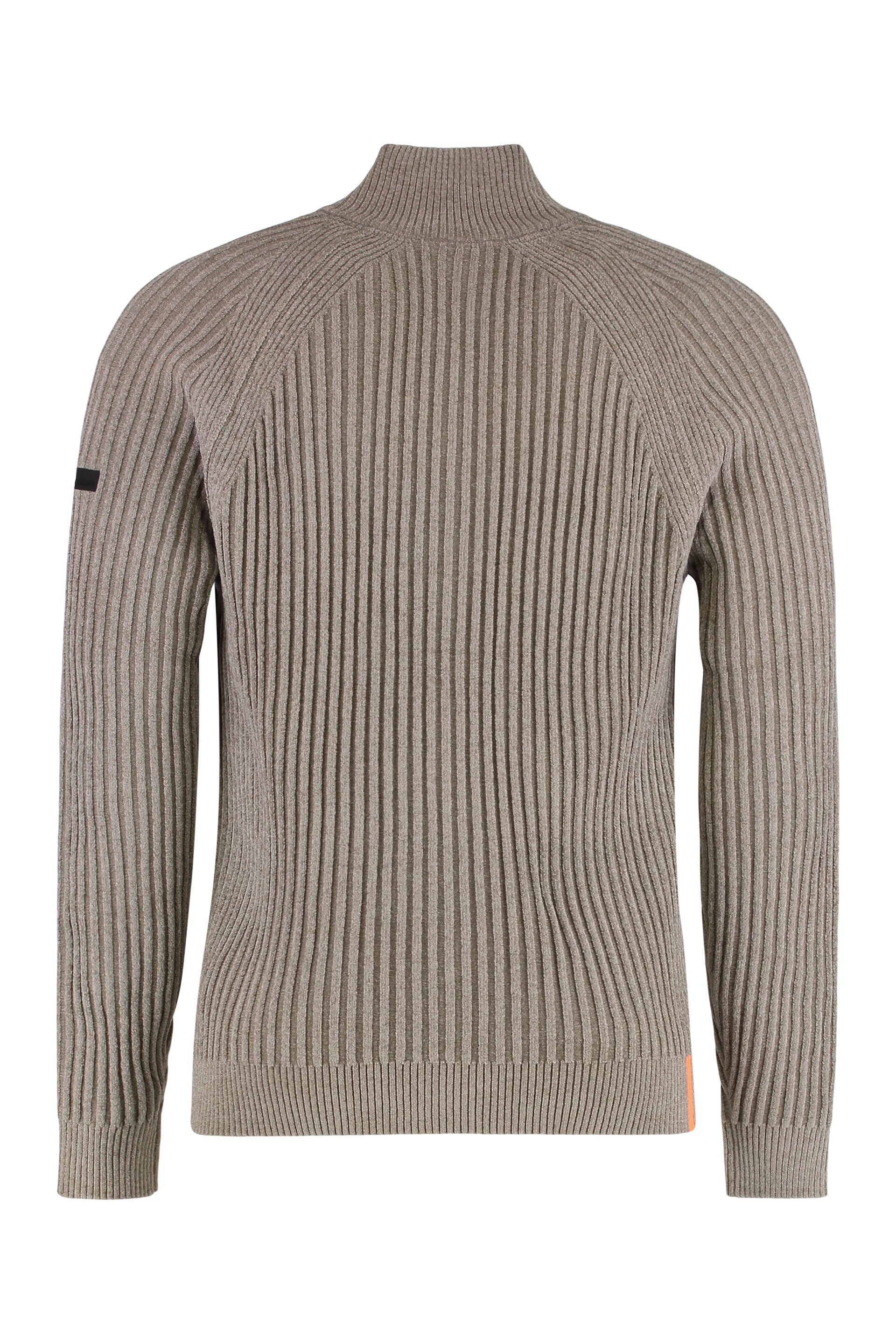 Sweater with zip Velvet Rave in ribbed fabric