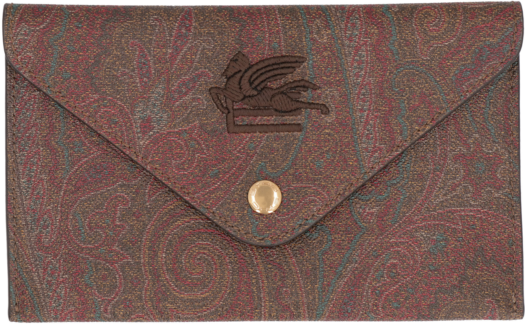 Paisley print pouch