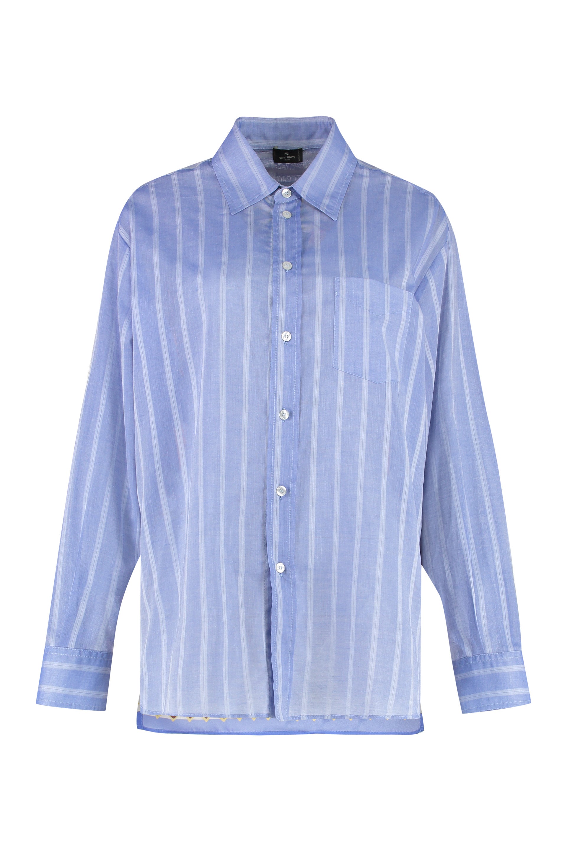 Striped cotton shirt