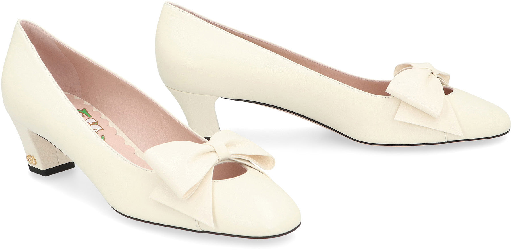 Valentino Garavani - Bowow leather pumps