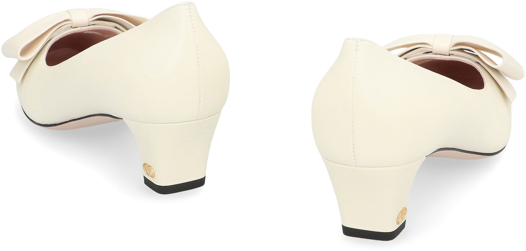 Valentino Garavani - Bowow leather pumps