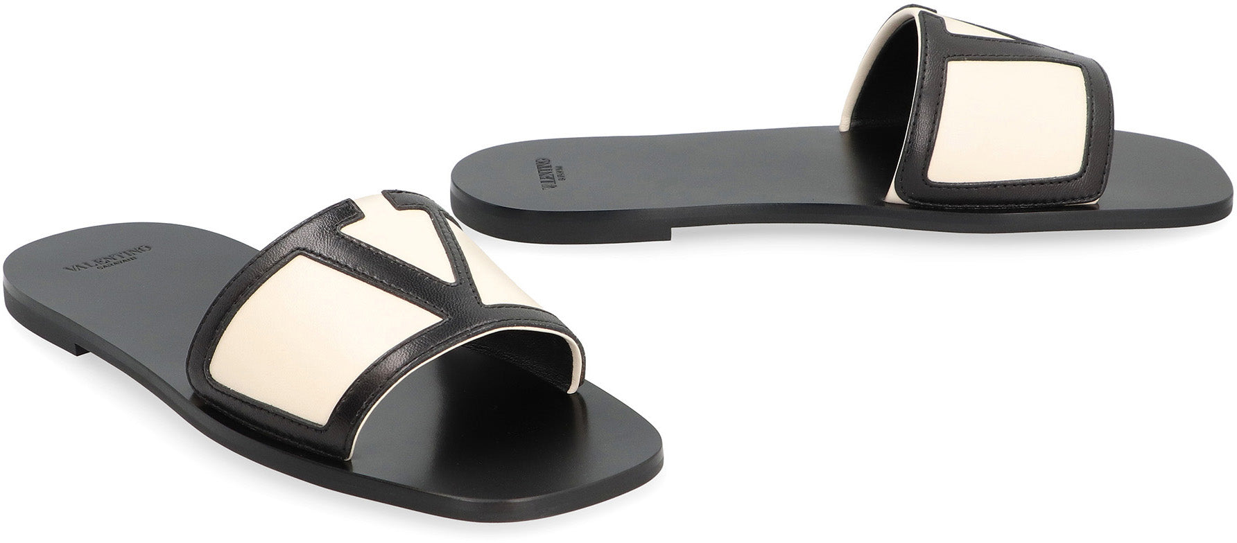 Valentino Garavani - Viva Superstar Leather slides