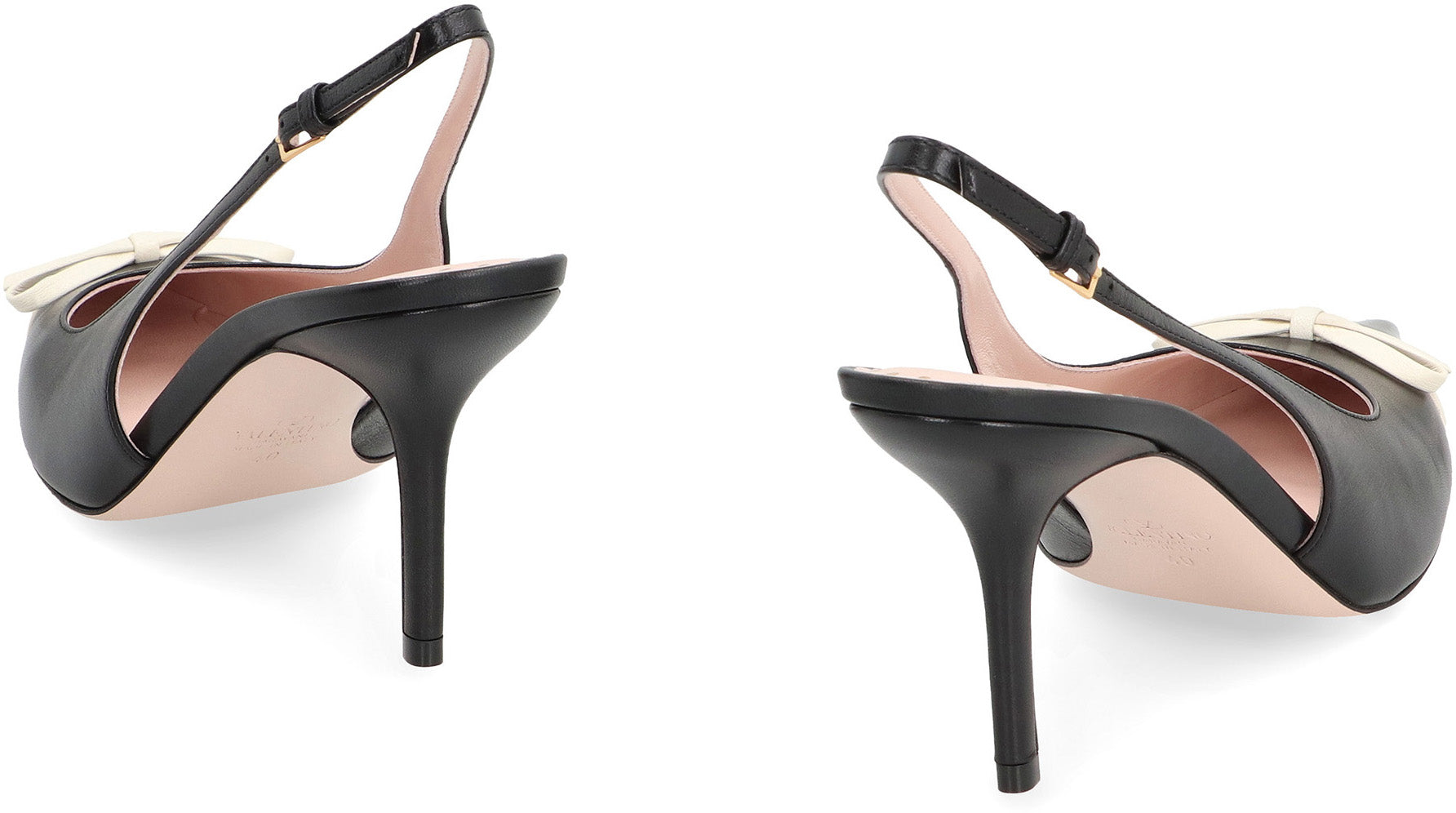 Valentino Garavani - Leather slingback pumps