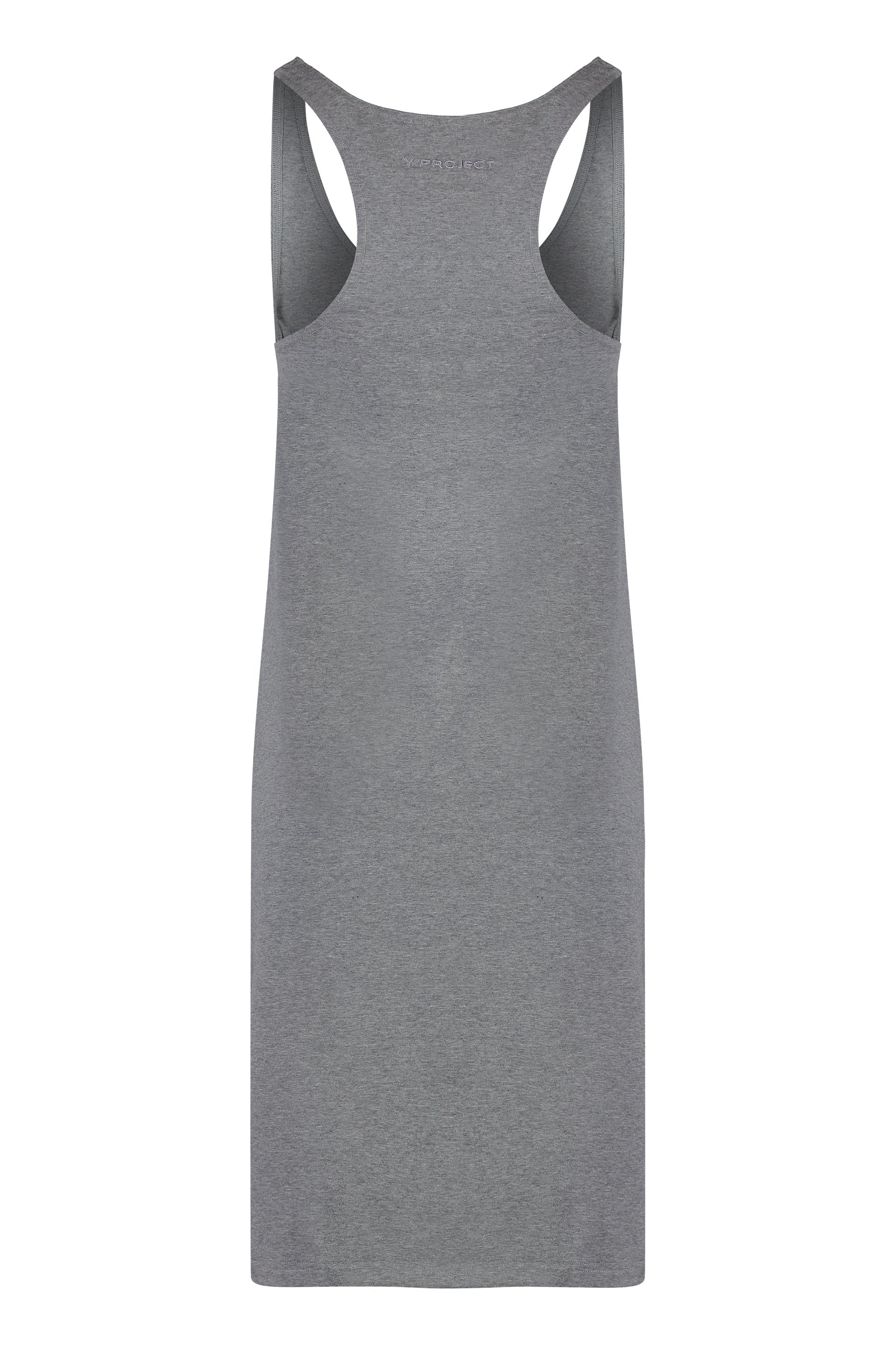 Embroidered cotton mini dress