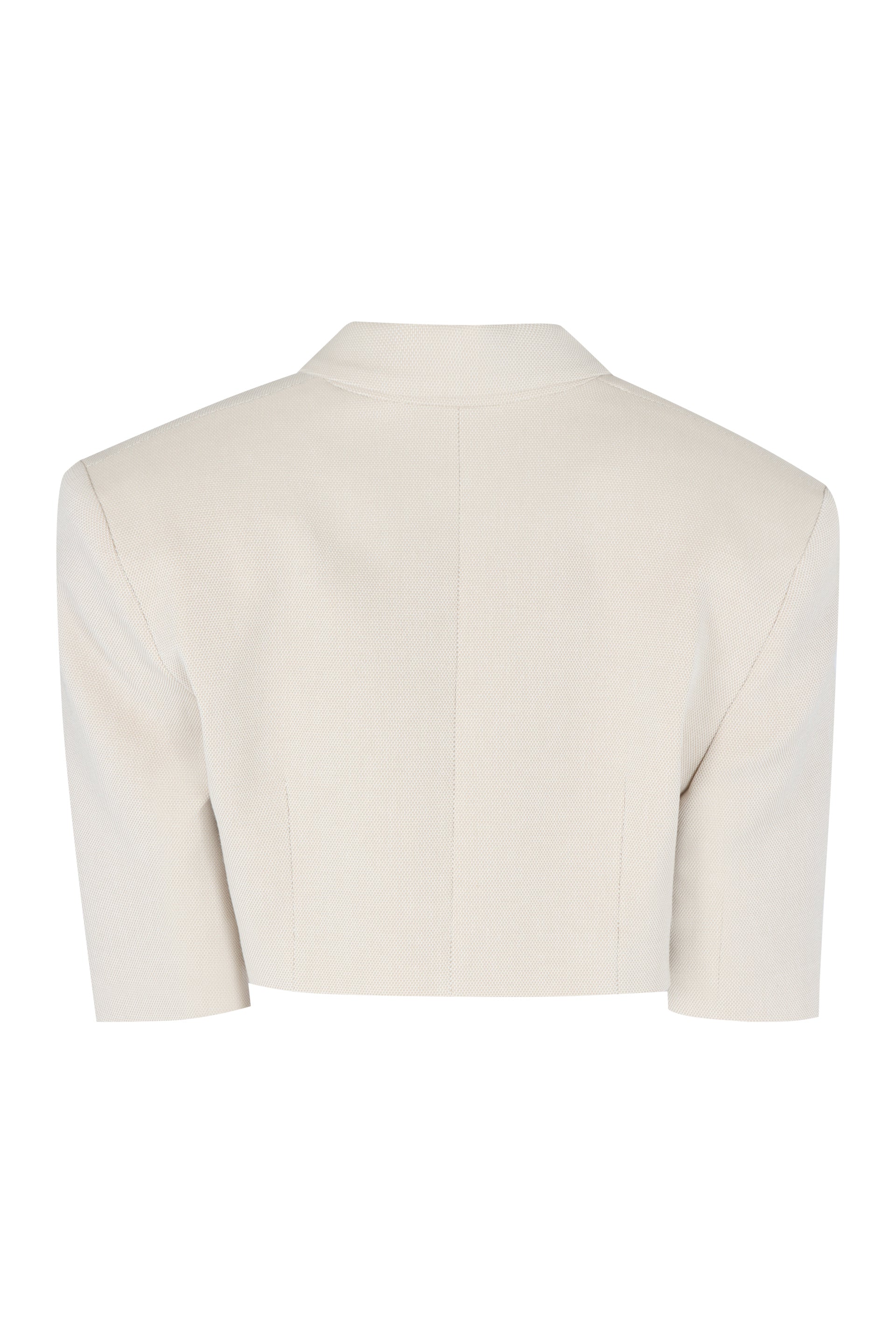Single-breasted one button jacket
