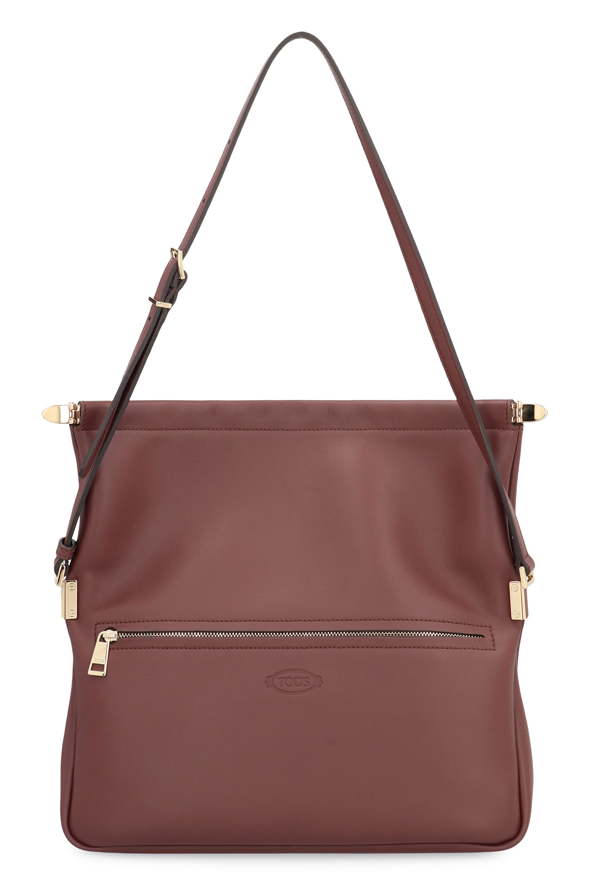 Tod’s Magenta Leather shoulder bag