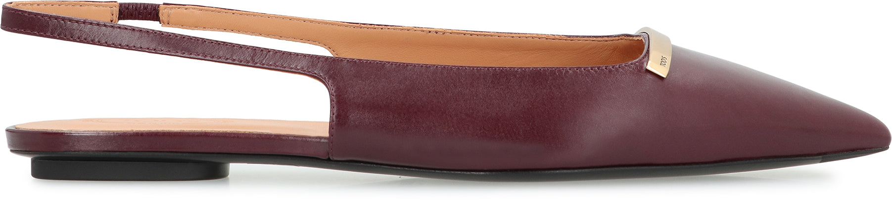 pointy-toe slingback ballet flats