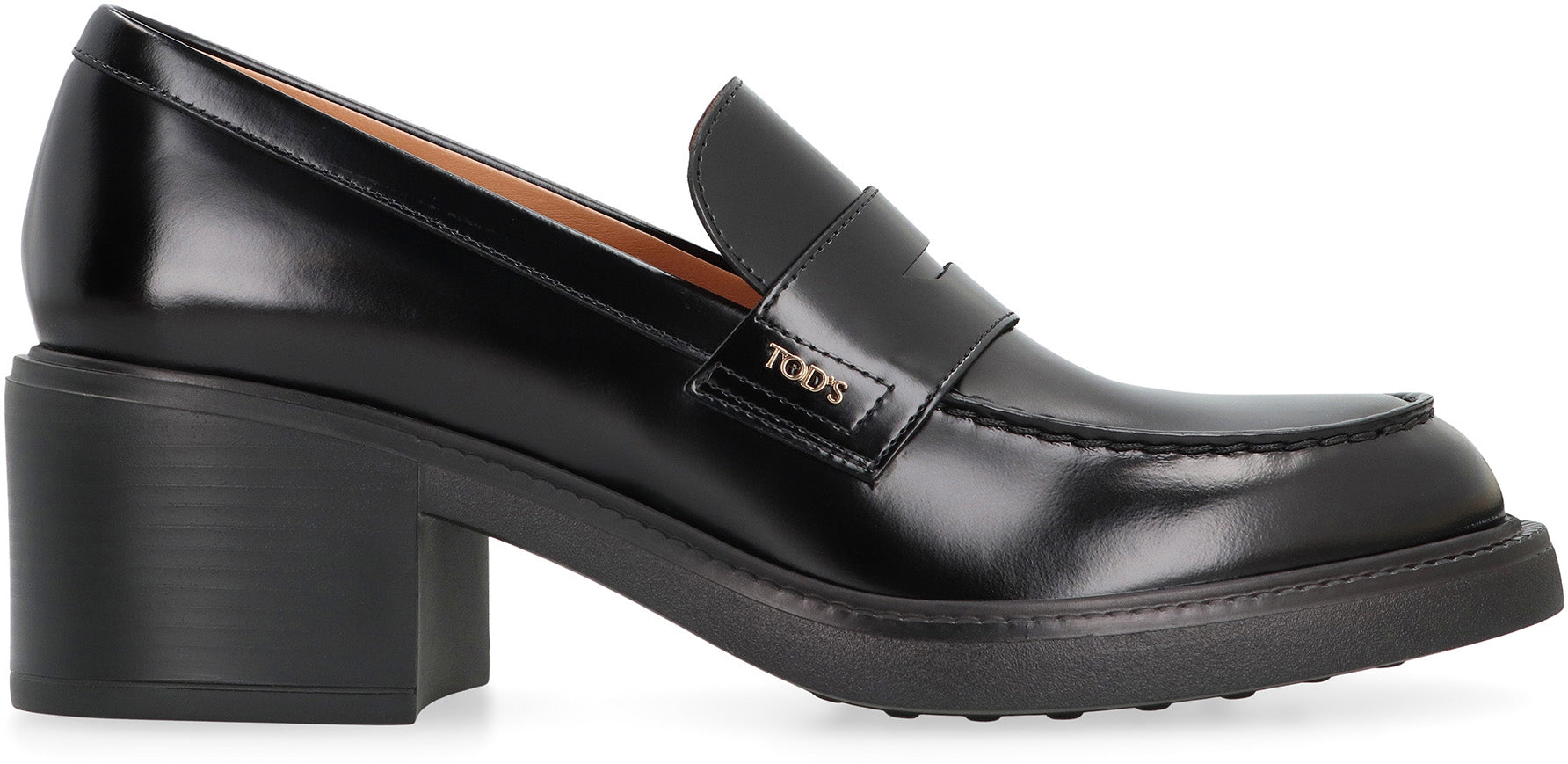 Leather loafers