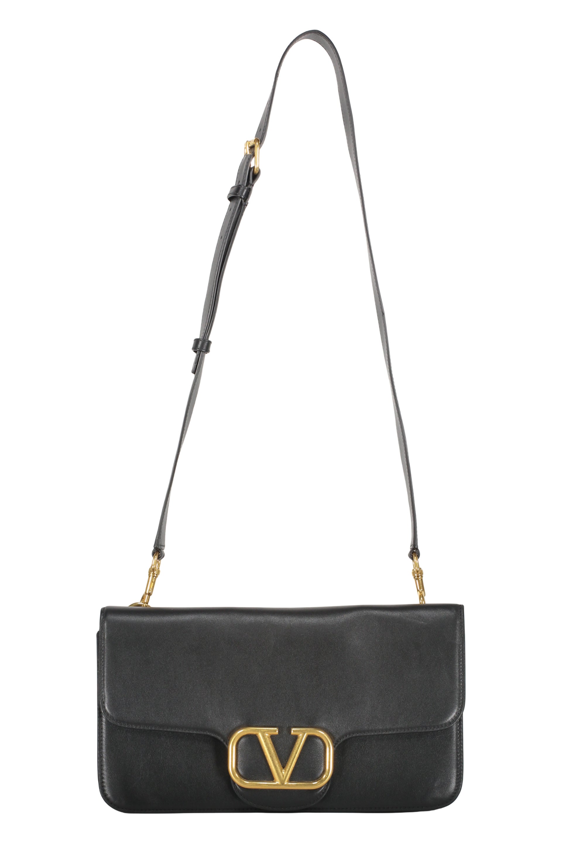 Leather messenger bag