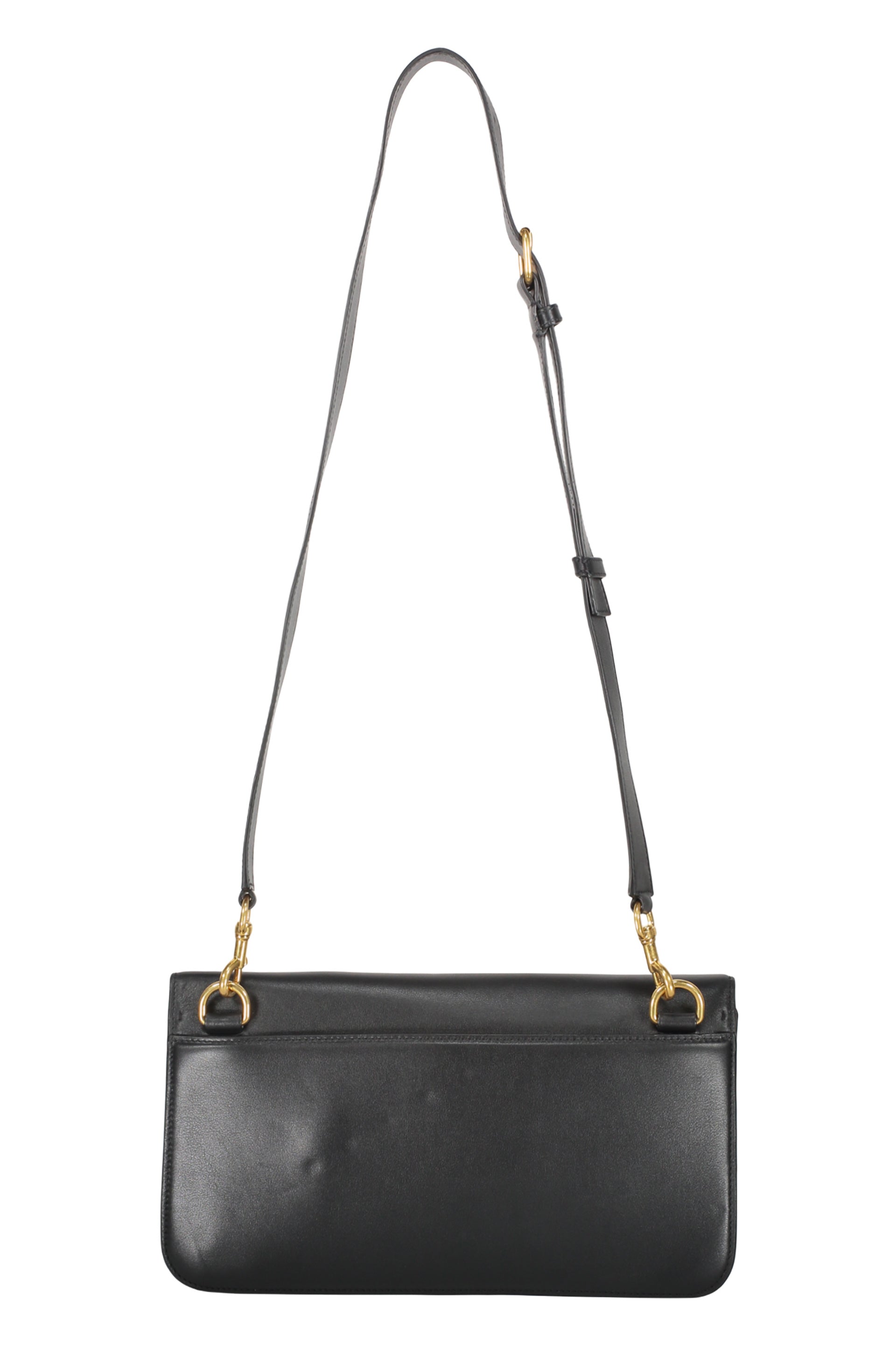 Leather messenger bag