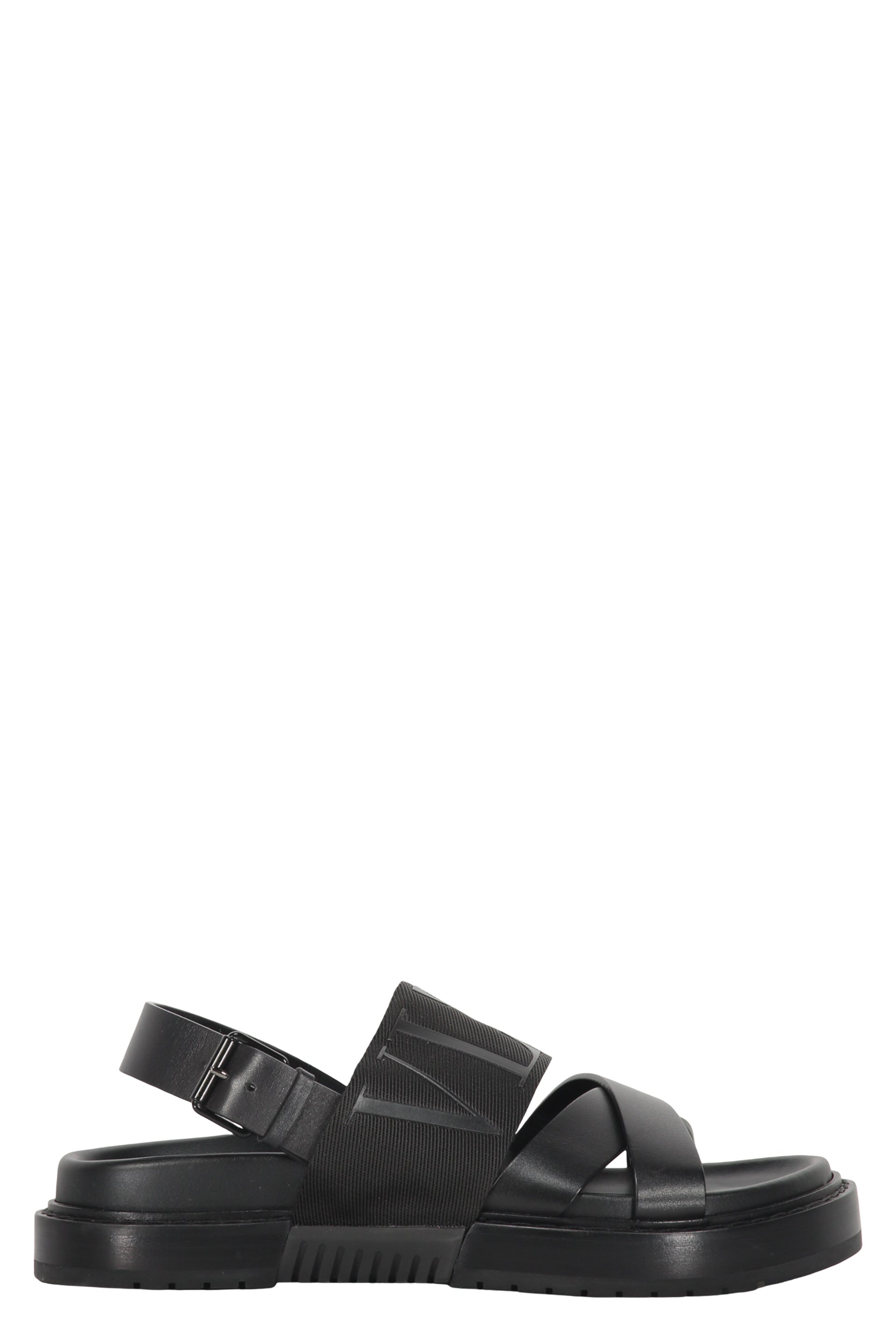 Leather slippers