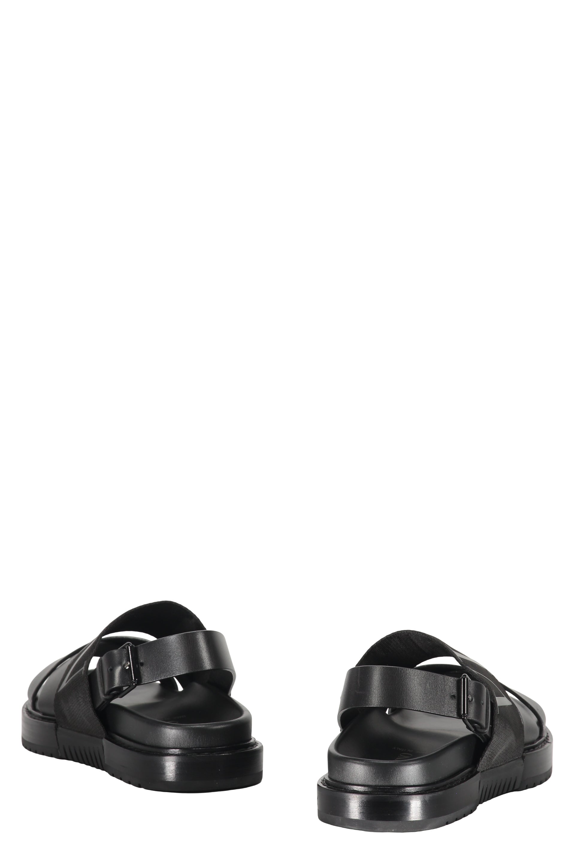 Leather slippers