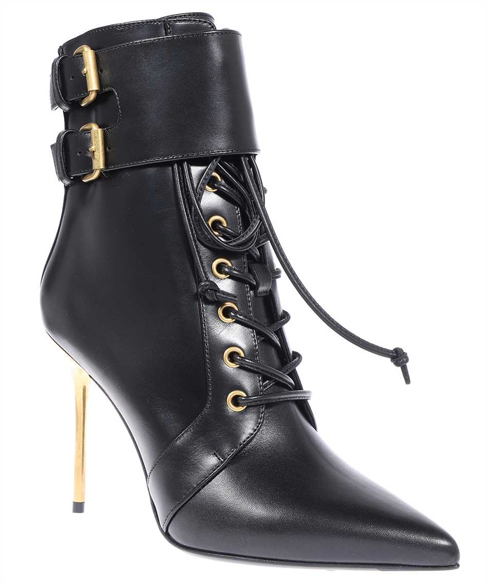 Leather ankle boots
