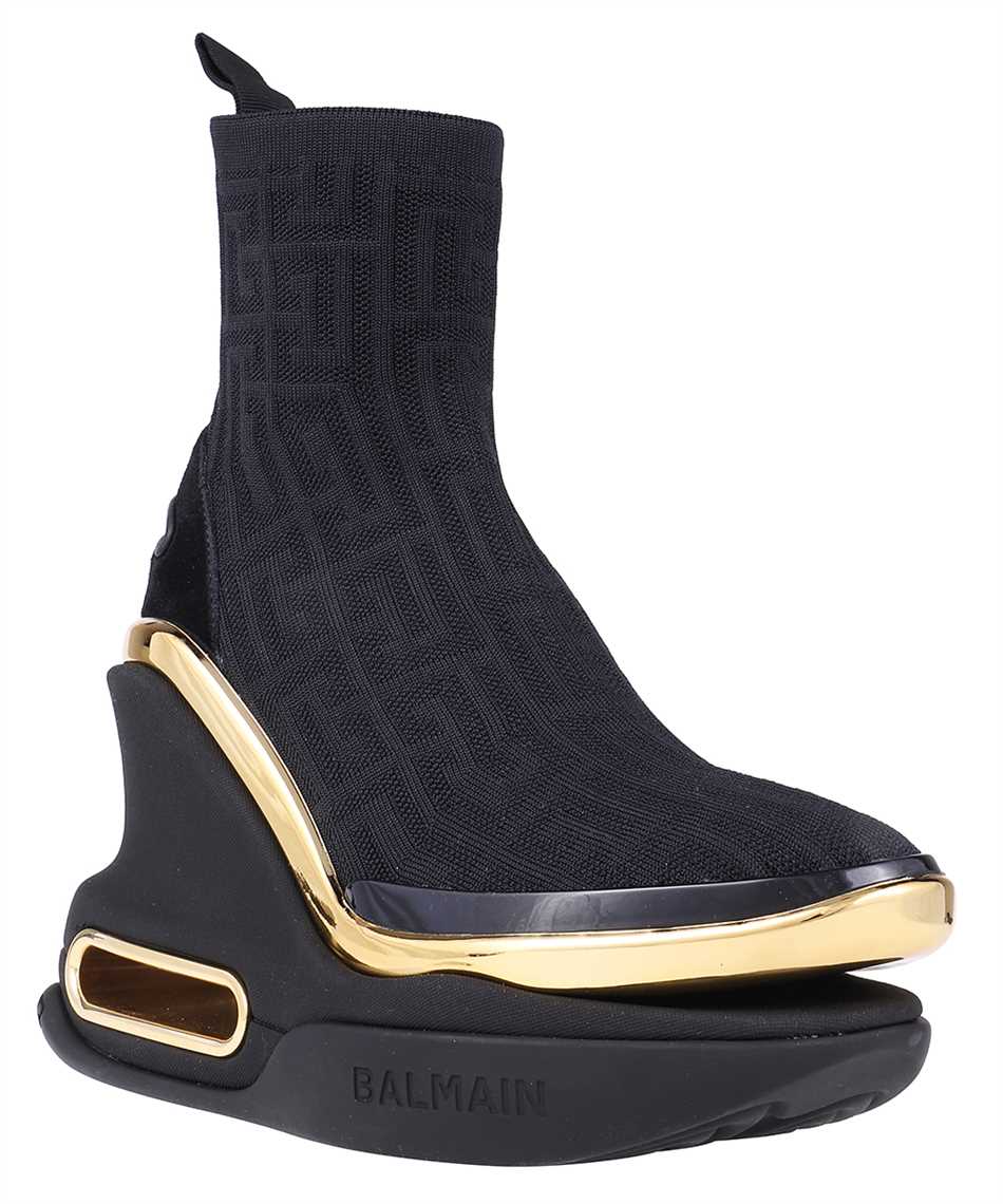 High-top fabric sneakers