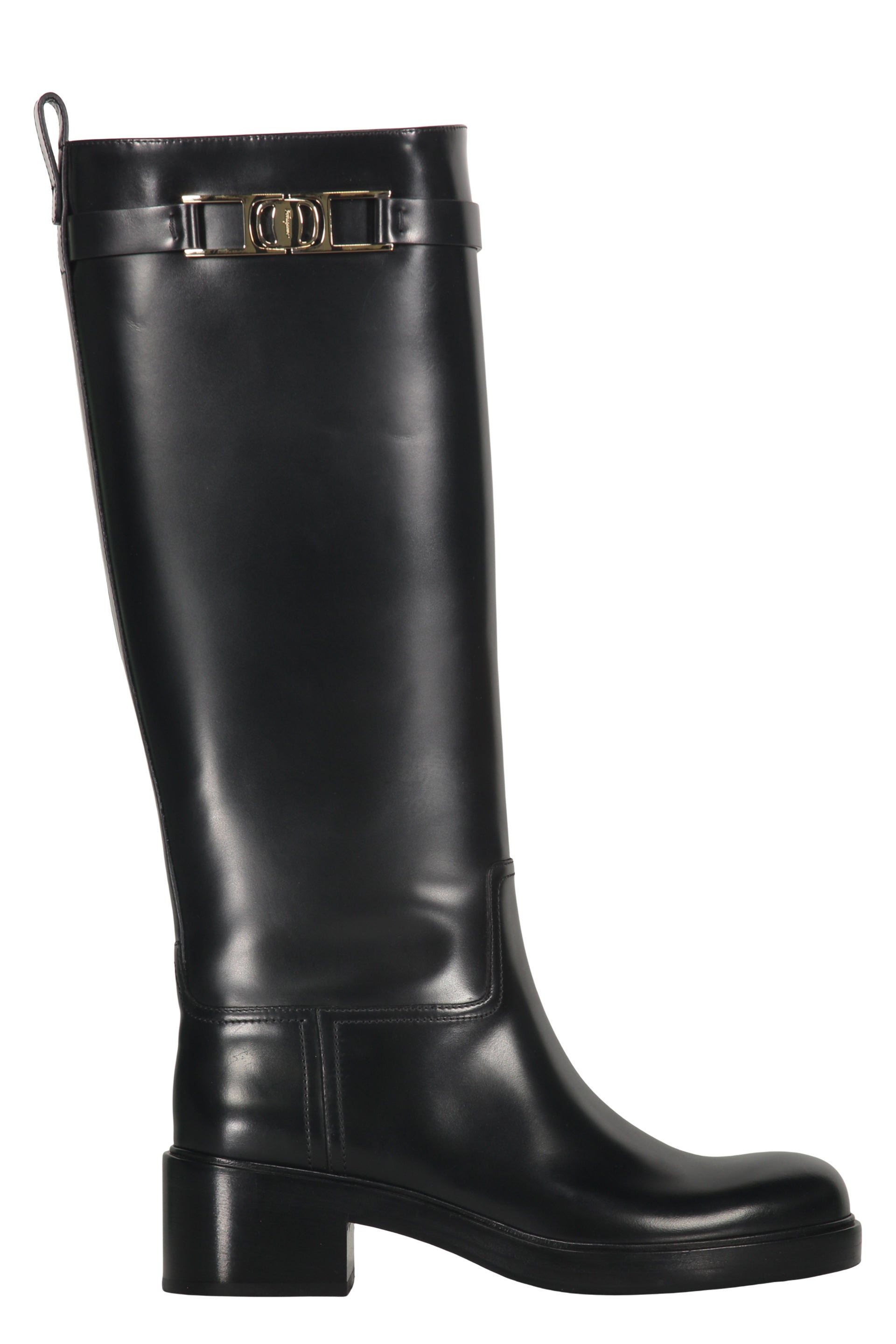 Leather boots