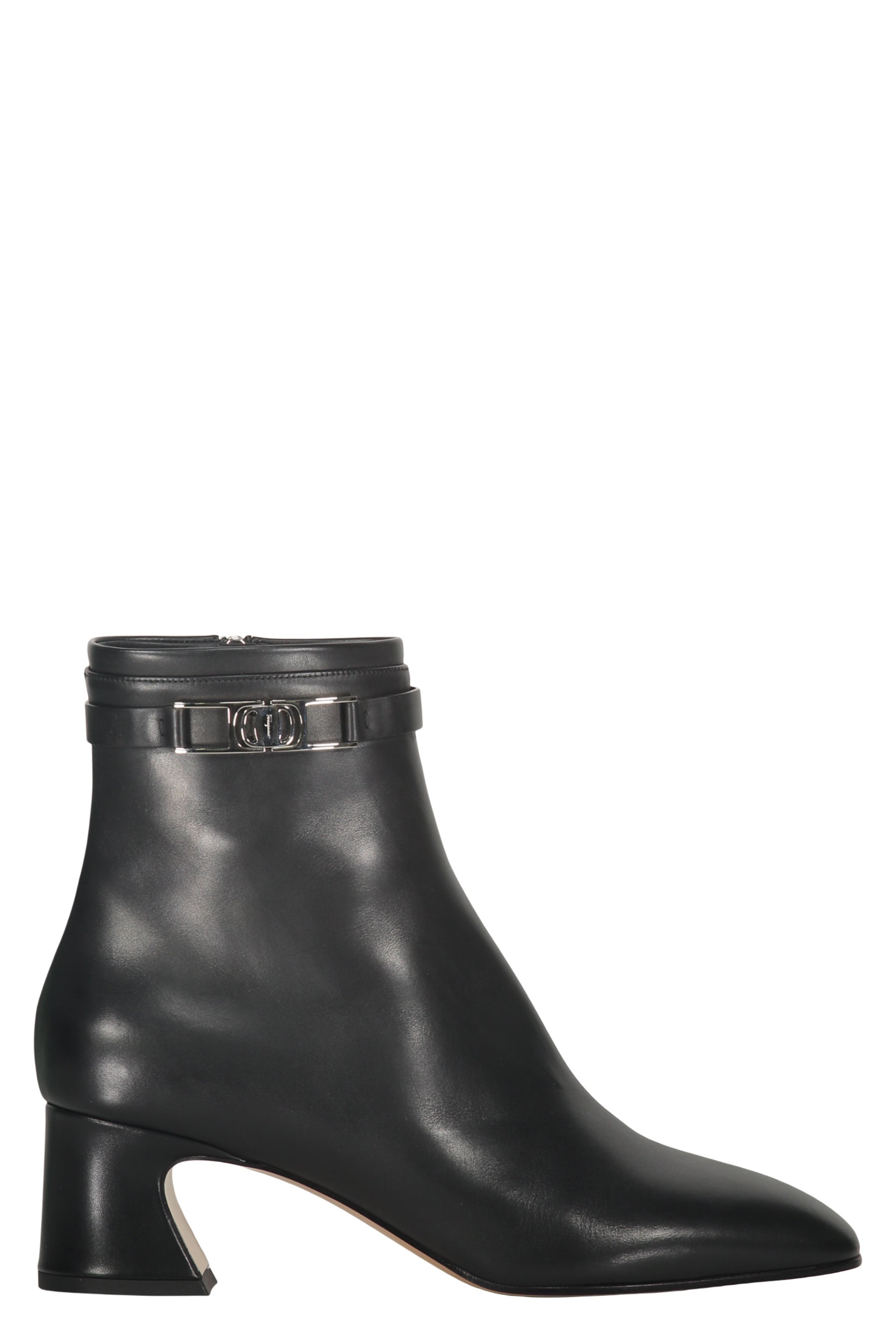 Leather ankle boots