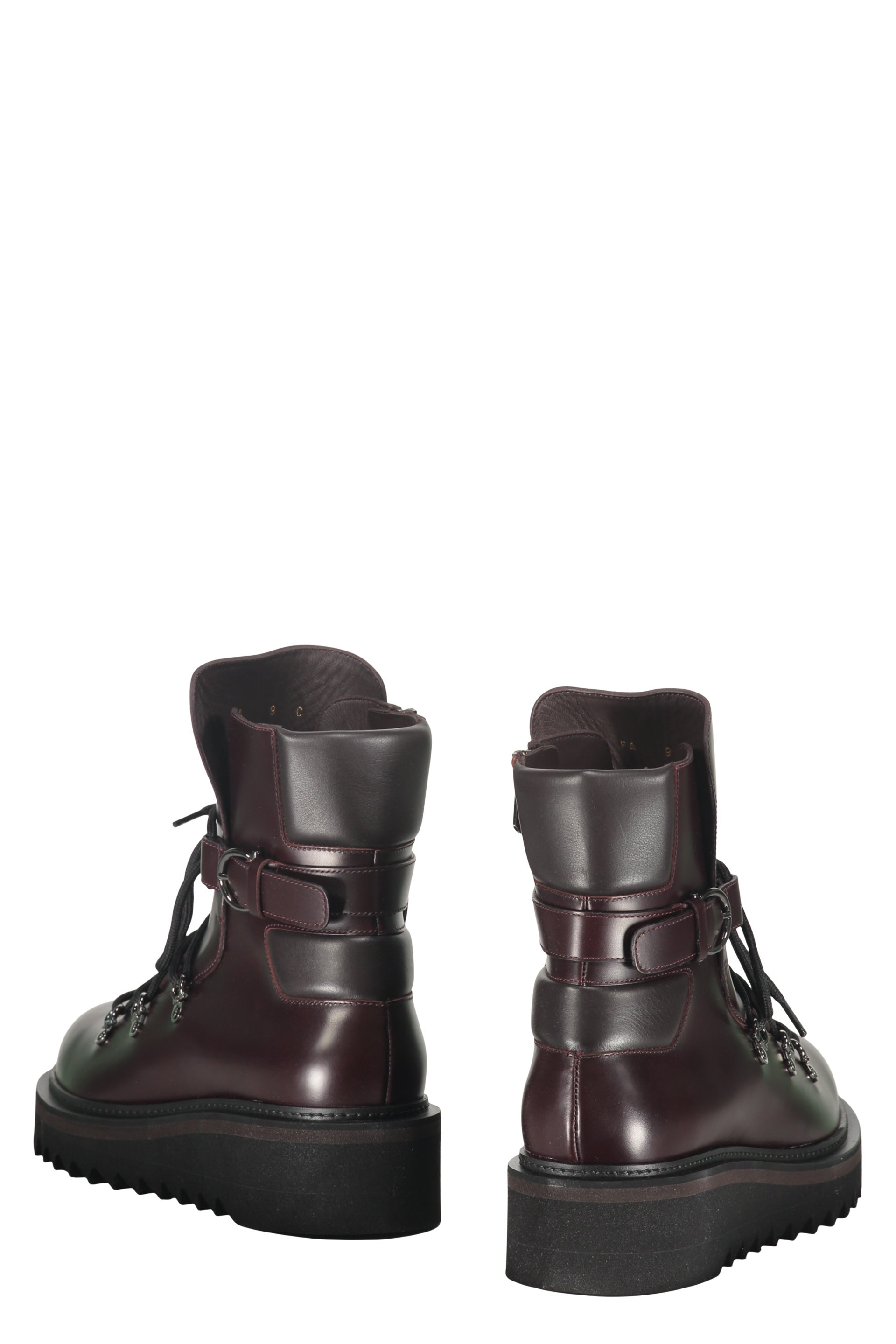 Leather ankle boots