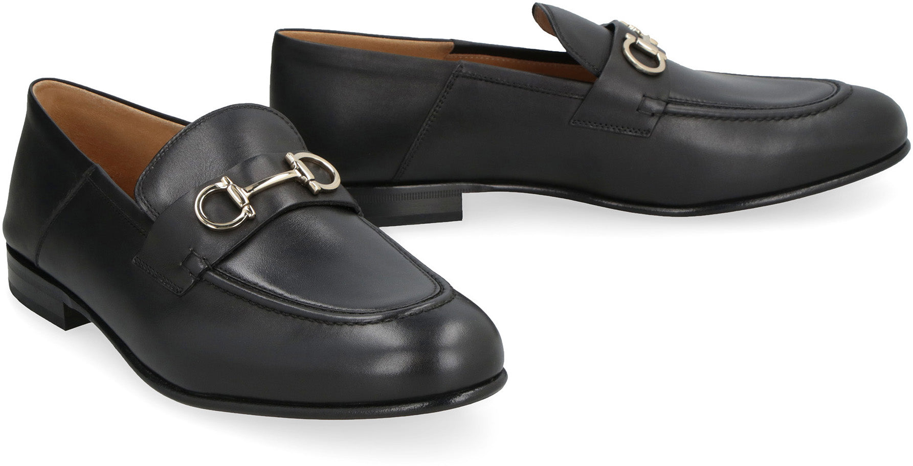 Leather loafers