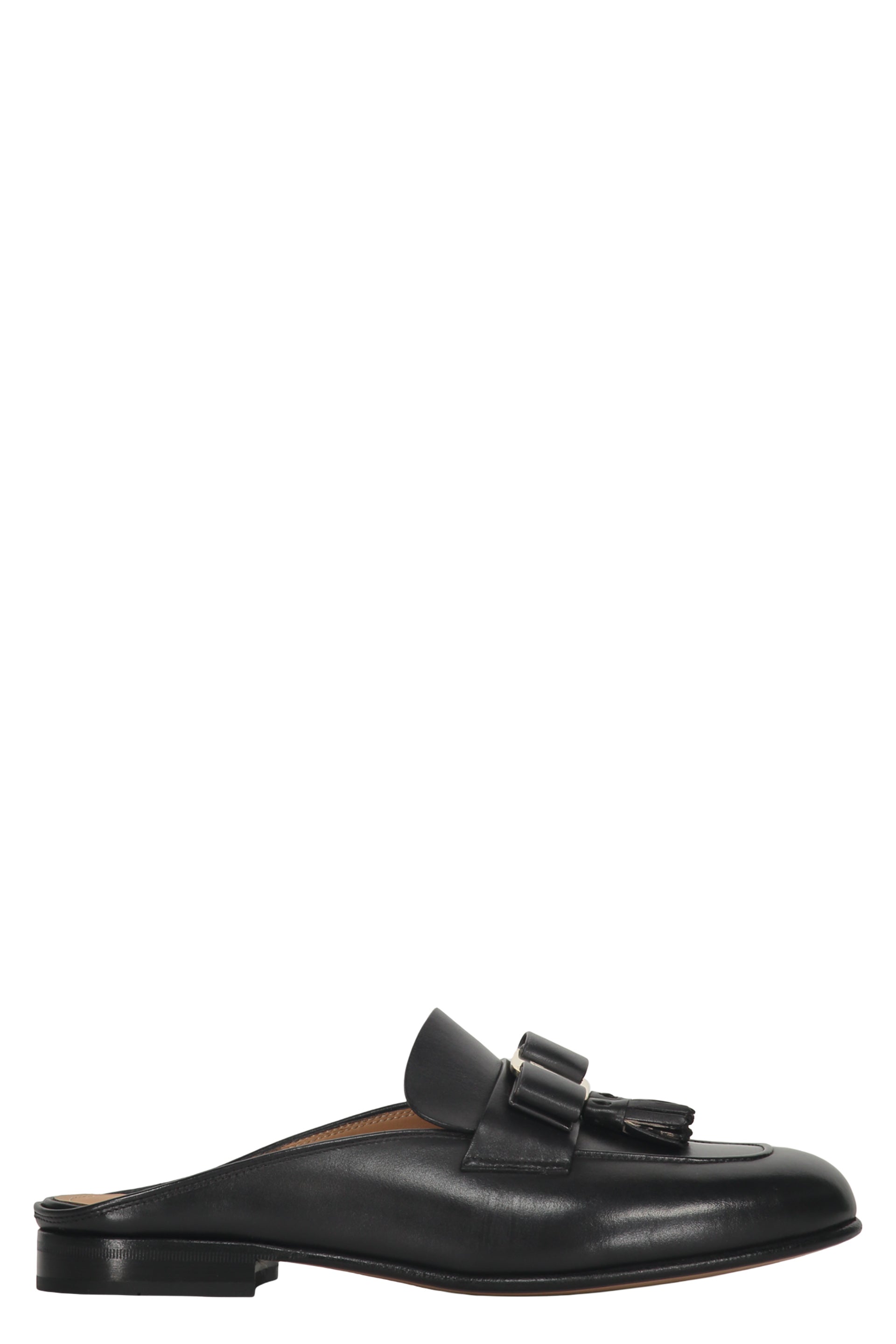 Leather mules