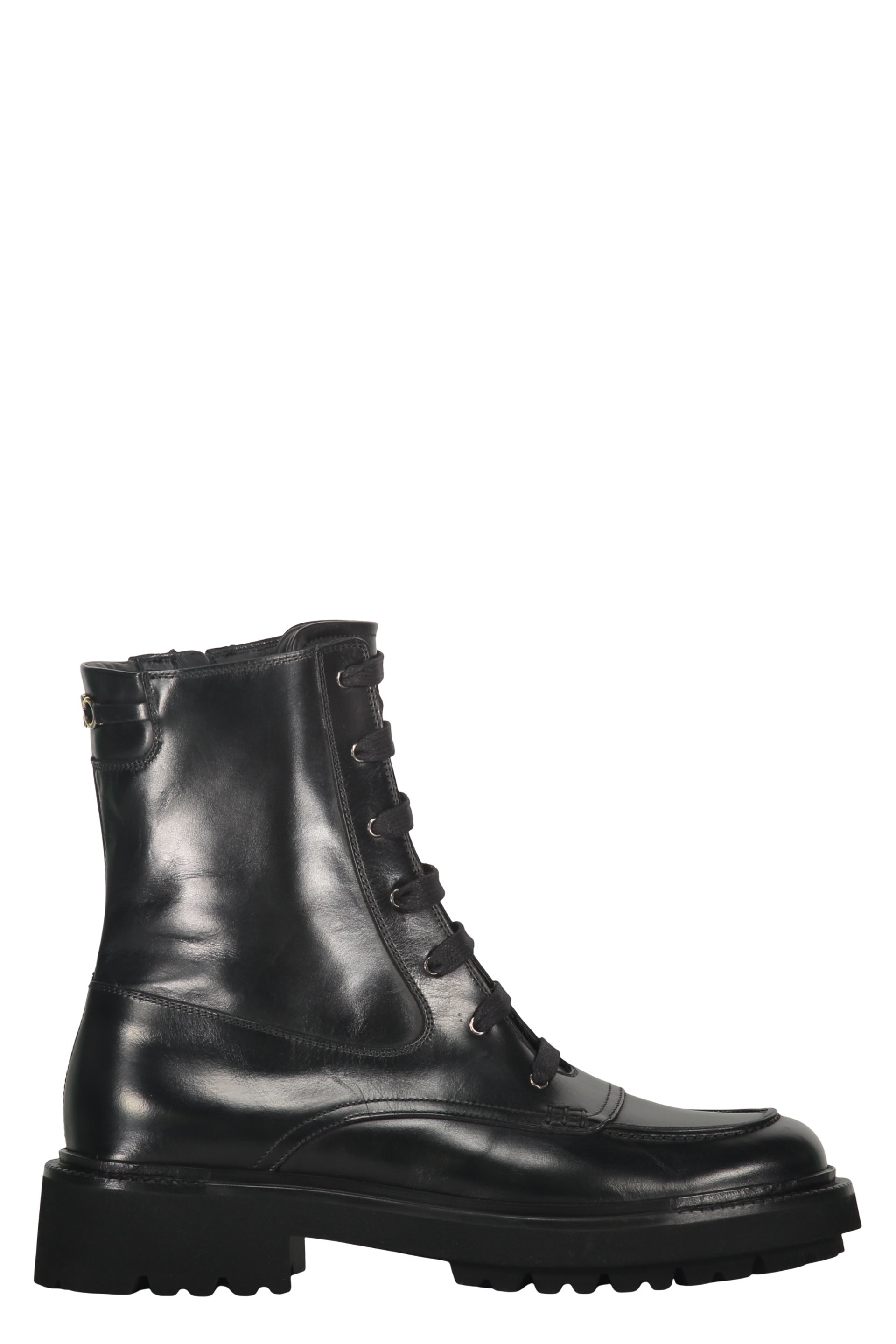 Leather ankle boots