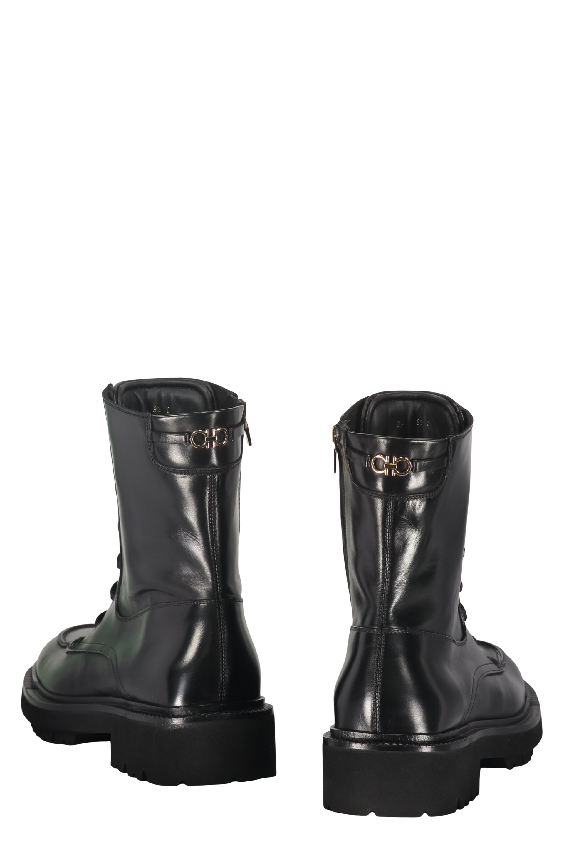 Leather ankle boots