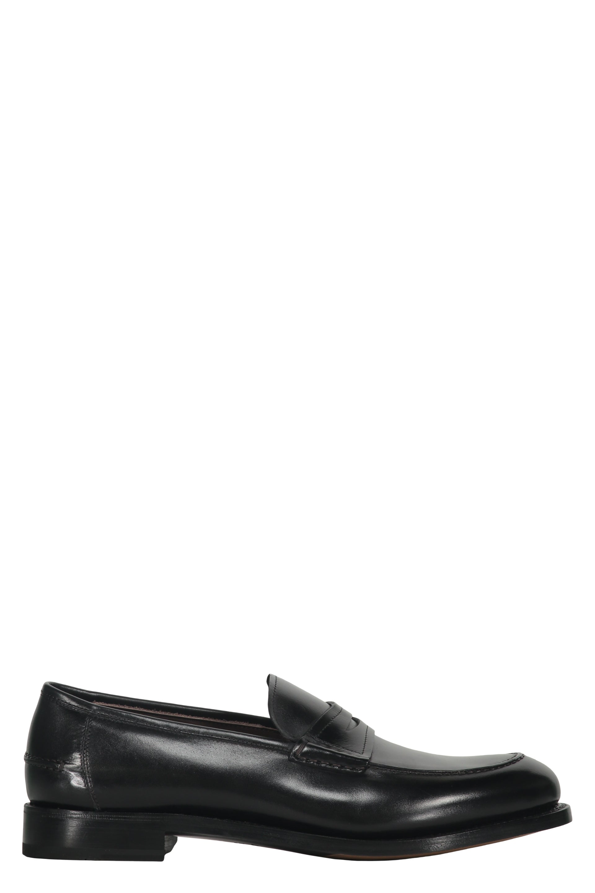 Leather loafers