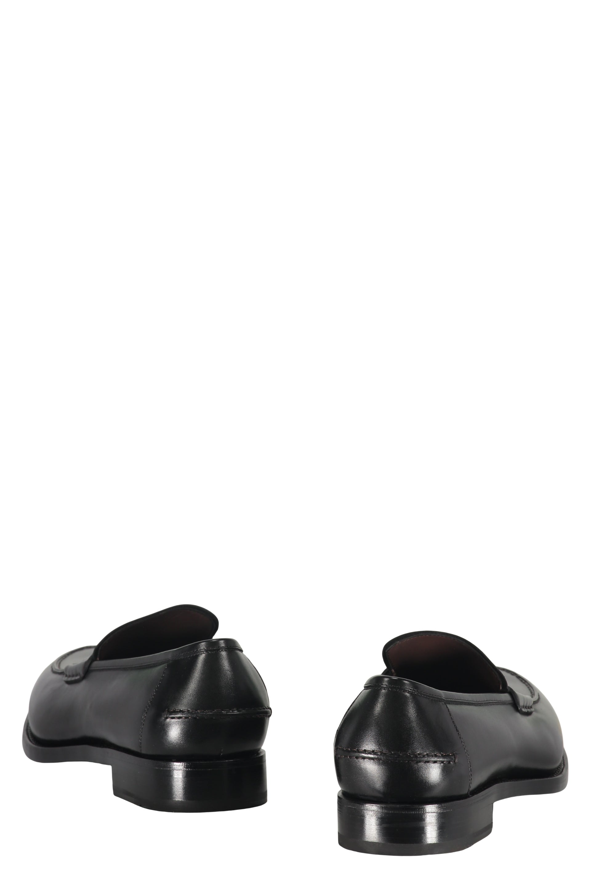 Leather loafers