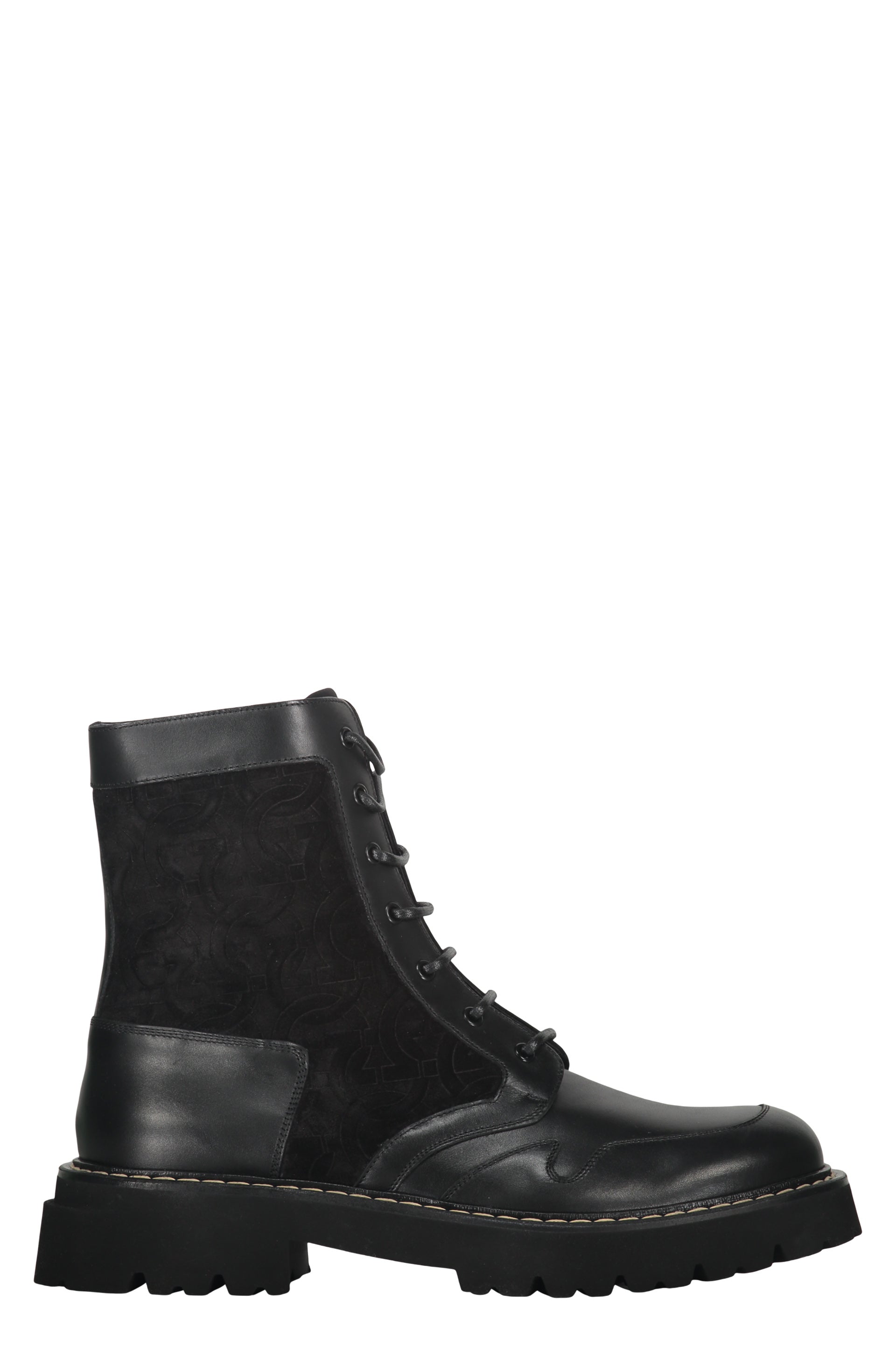 Lace-up ankle boots