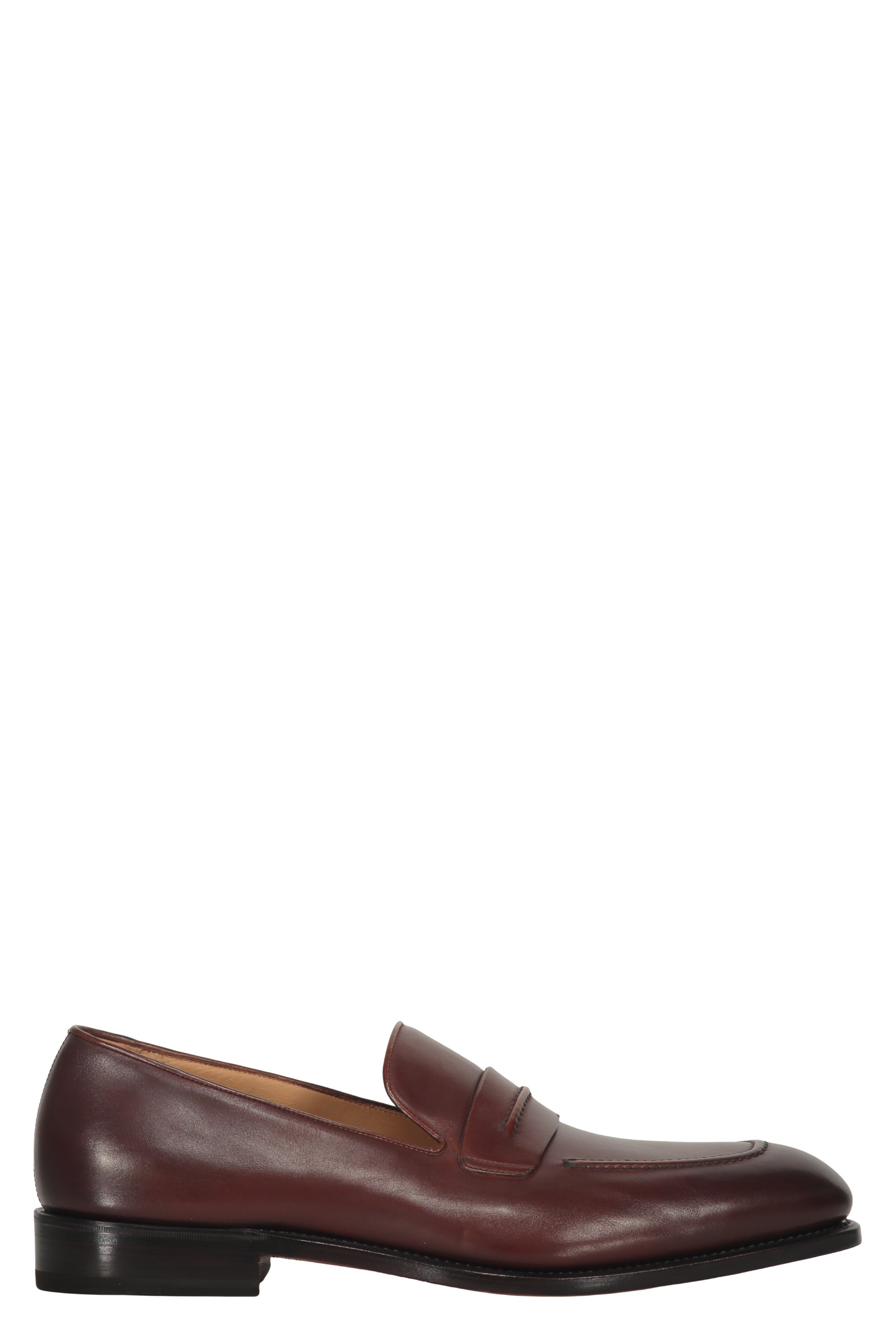 Leather loafers