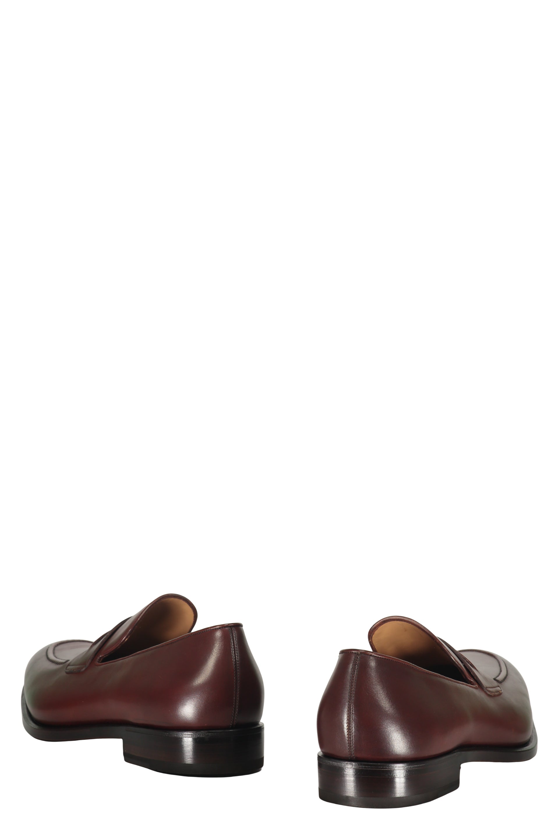 Leather loafers