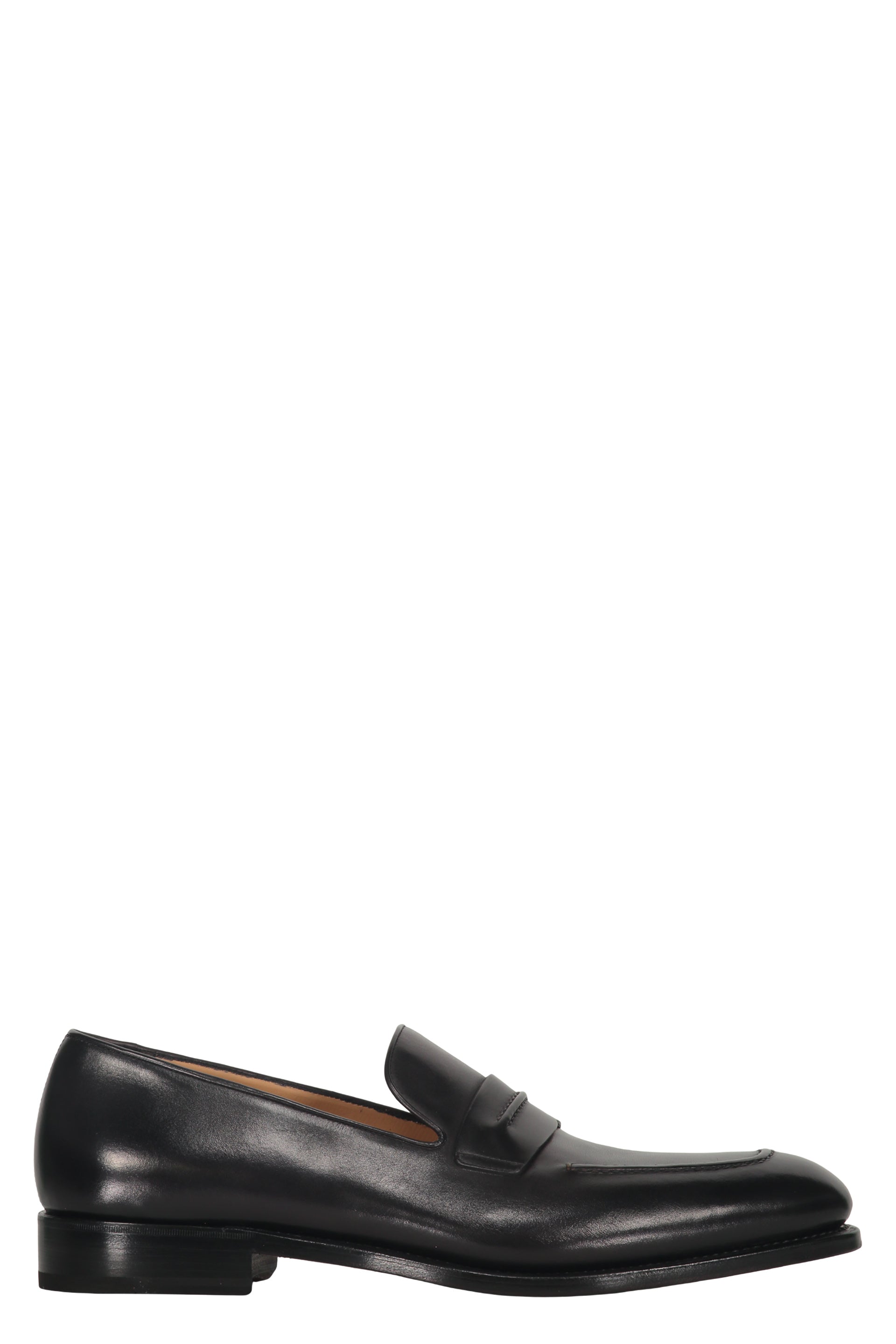 Leather loafers