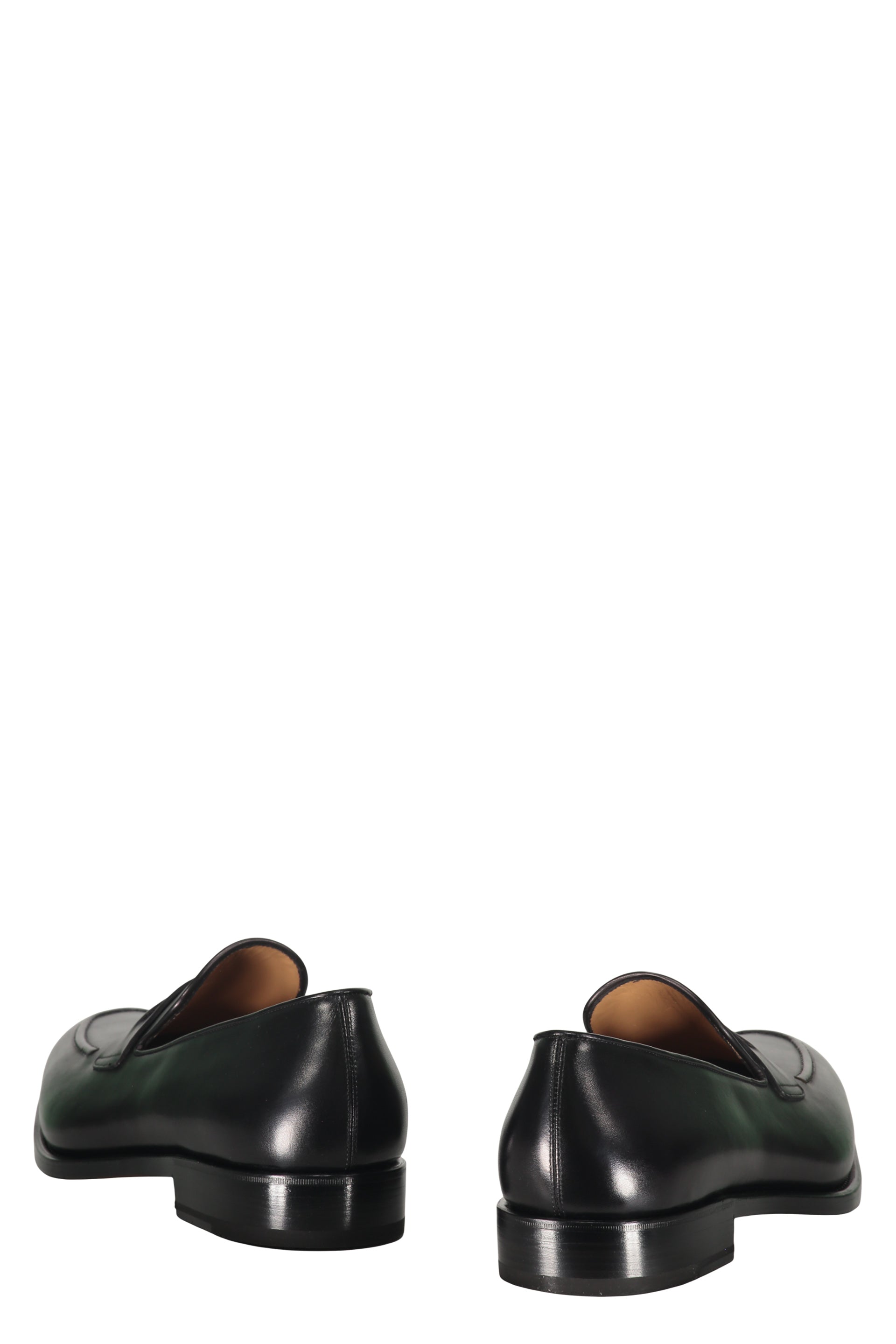 Leather loafers