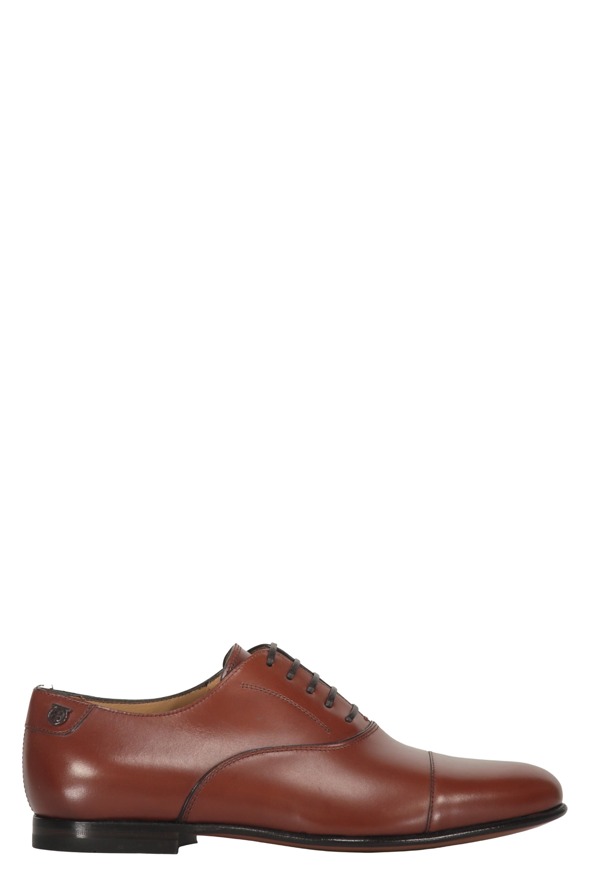 Leather lace-up shoes