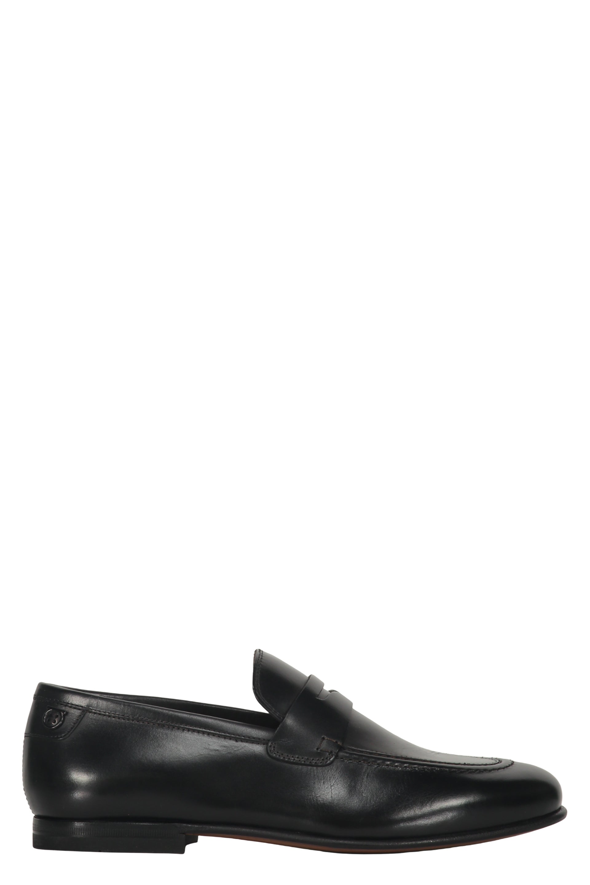 Leather loafers