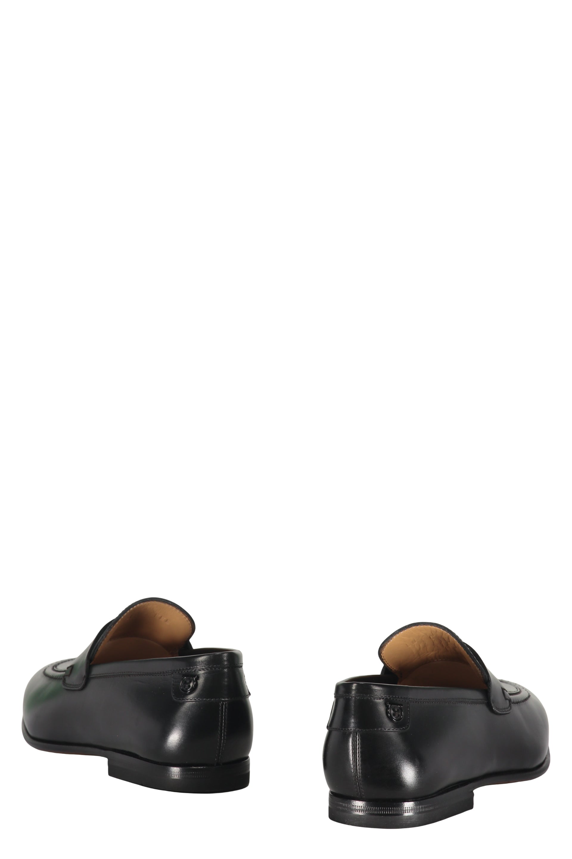 Leather loafers