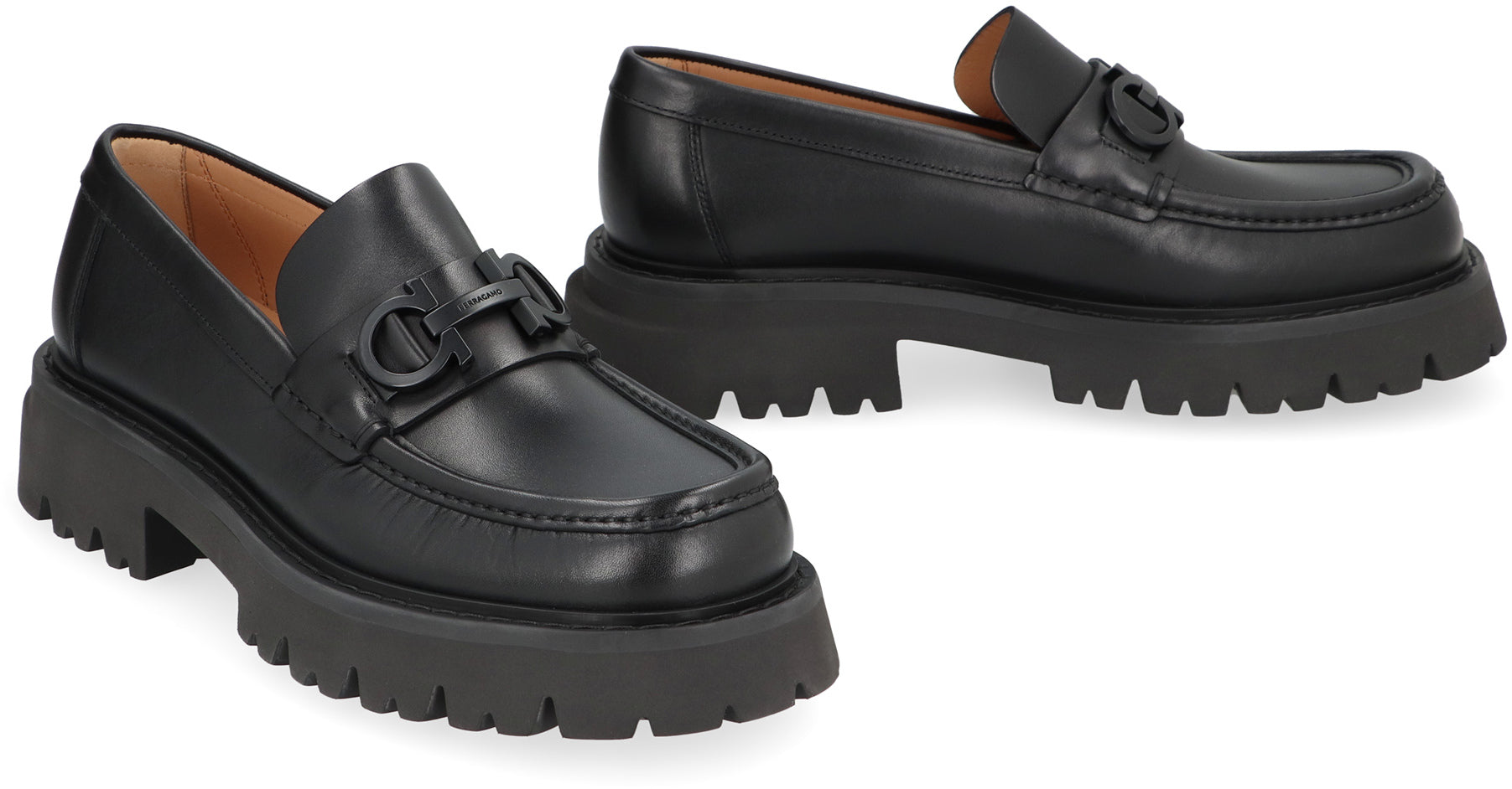 Leather loafers