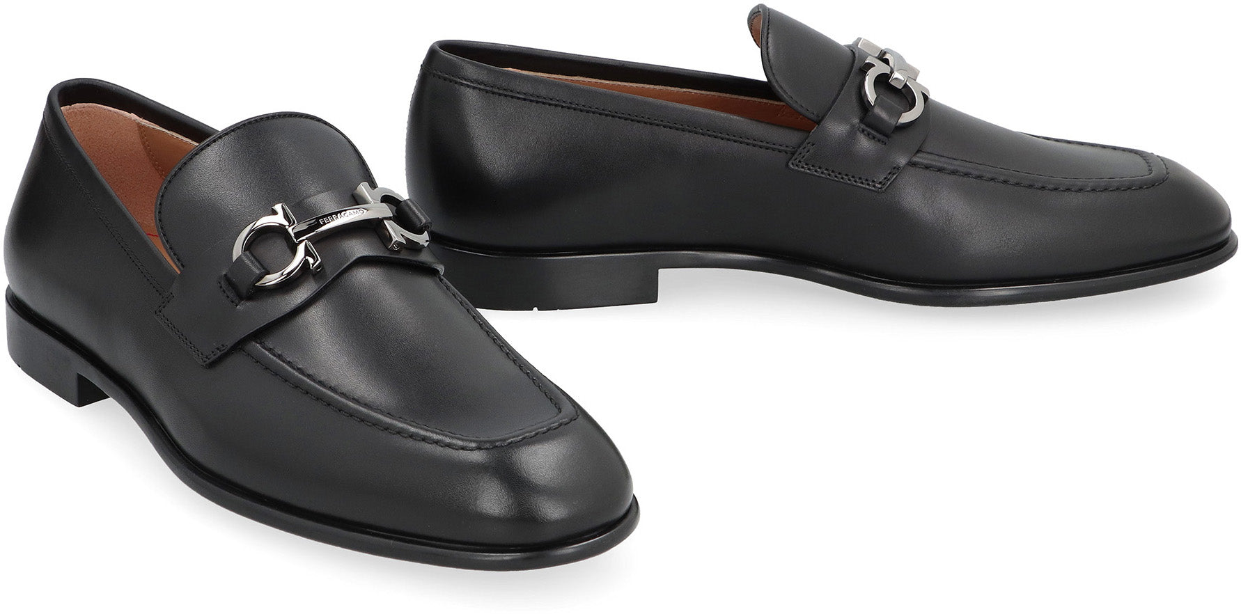 Leather loafers