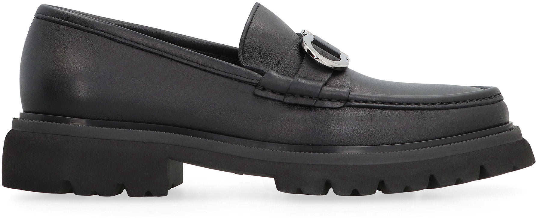 Leather loafers