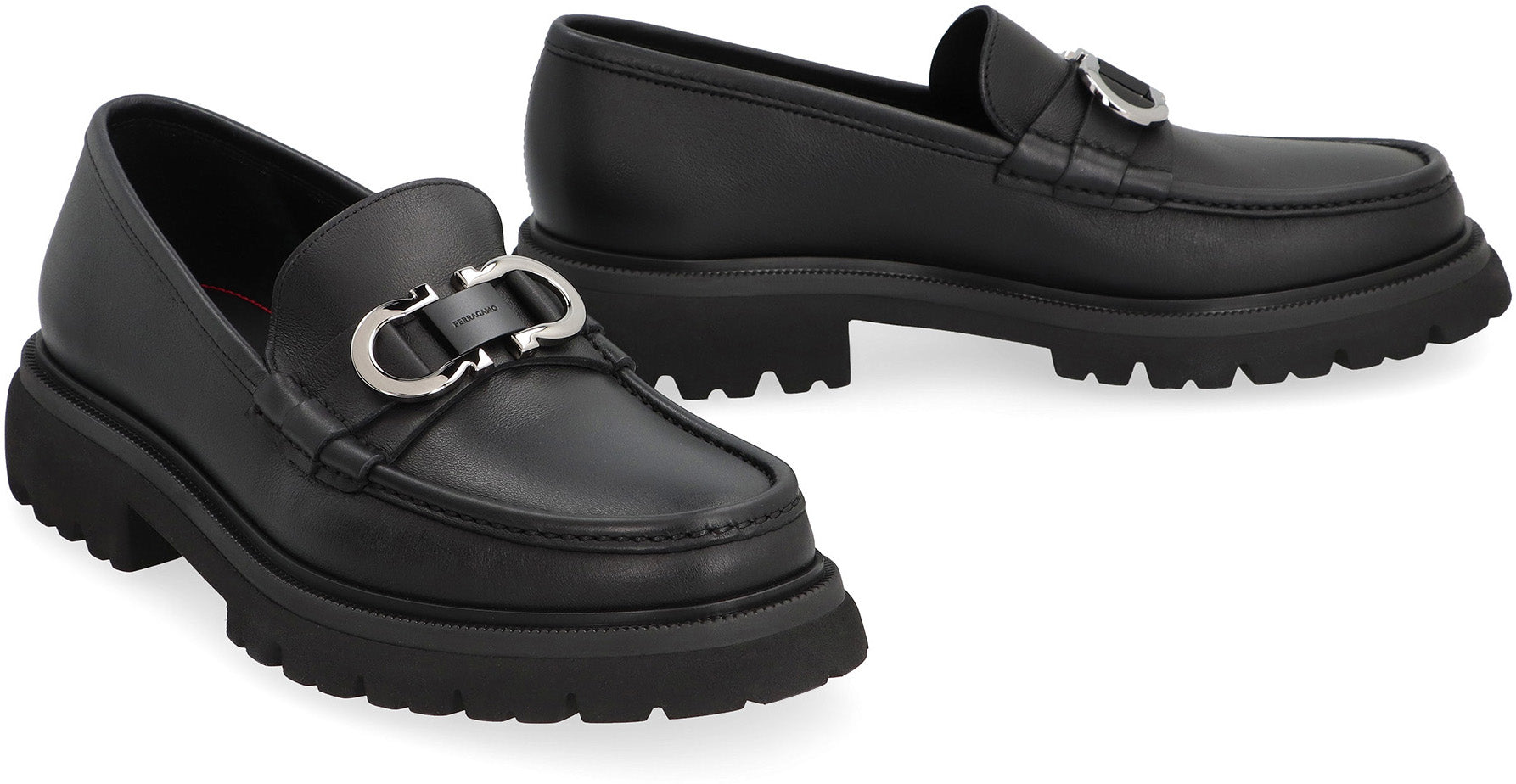 Leather loafers