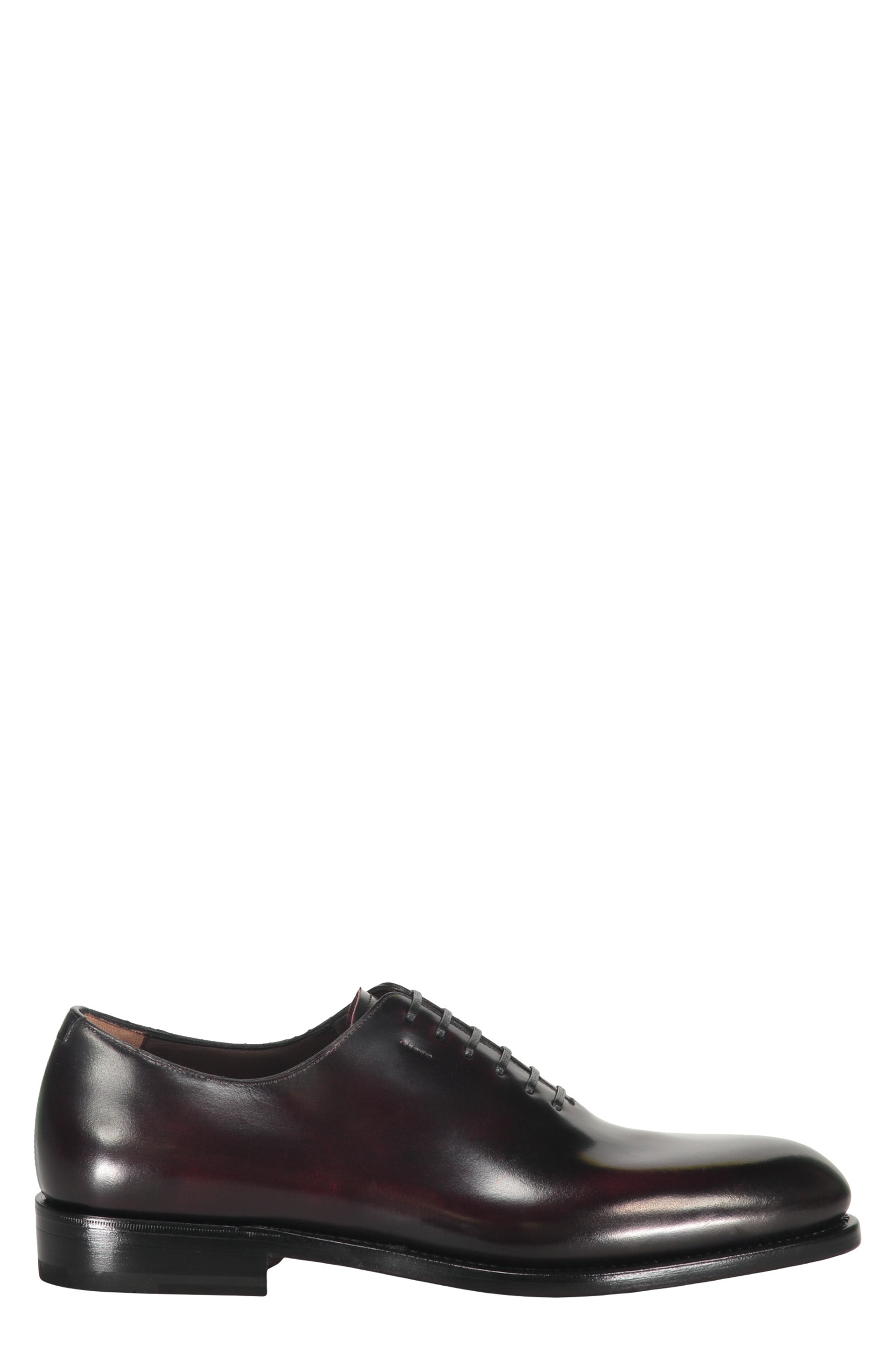 Smooth leather lace-up shoes